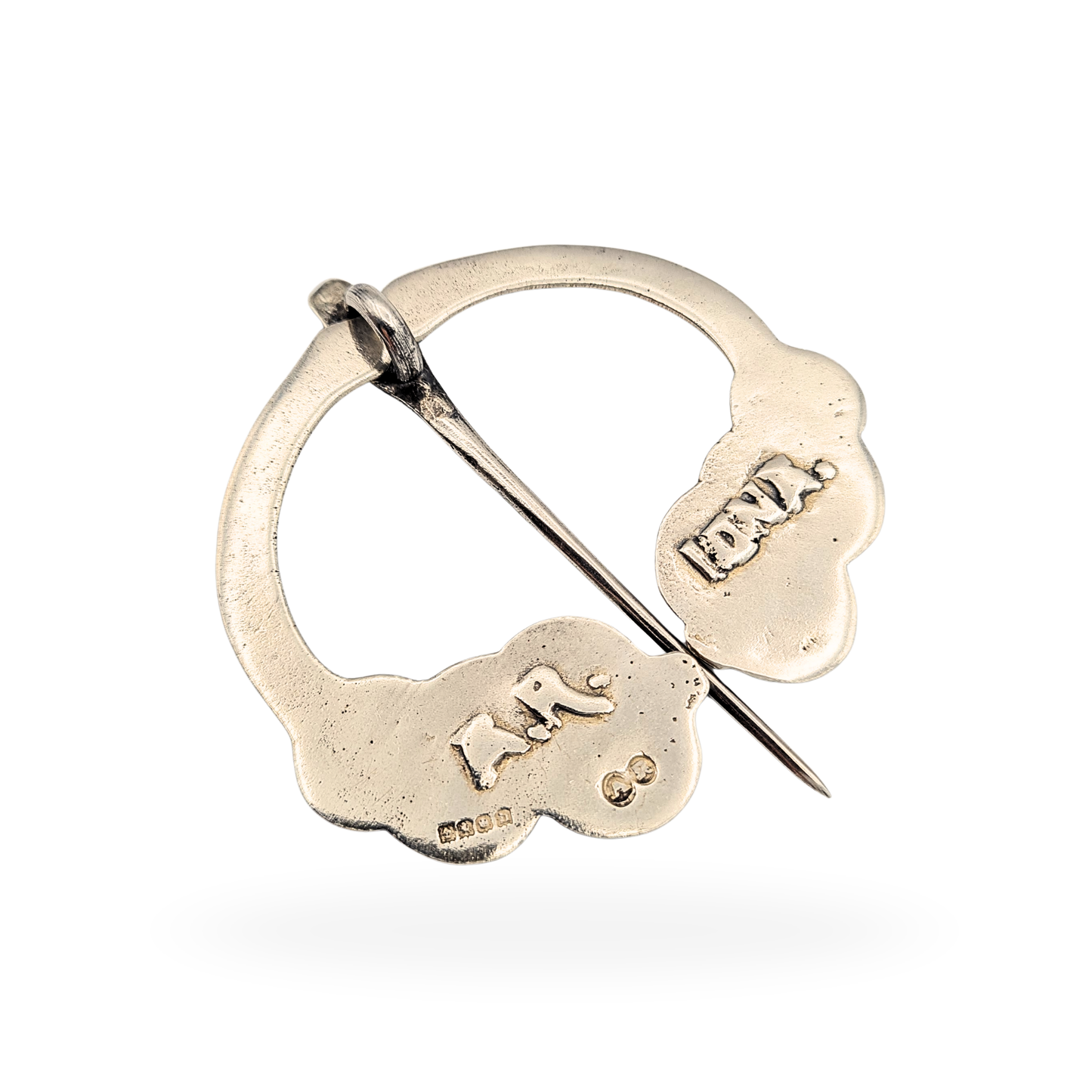 Silver Kilt Pin Alexander Ritchie Iona, Glasgow 1930, Serpent Design