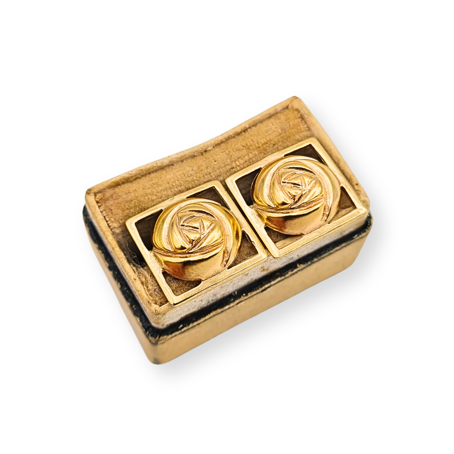 9ct Gold Kit Heath Glasgow Rose Stud Earrings Charles Rennie Mackintosh Style