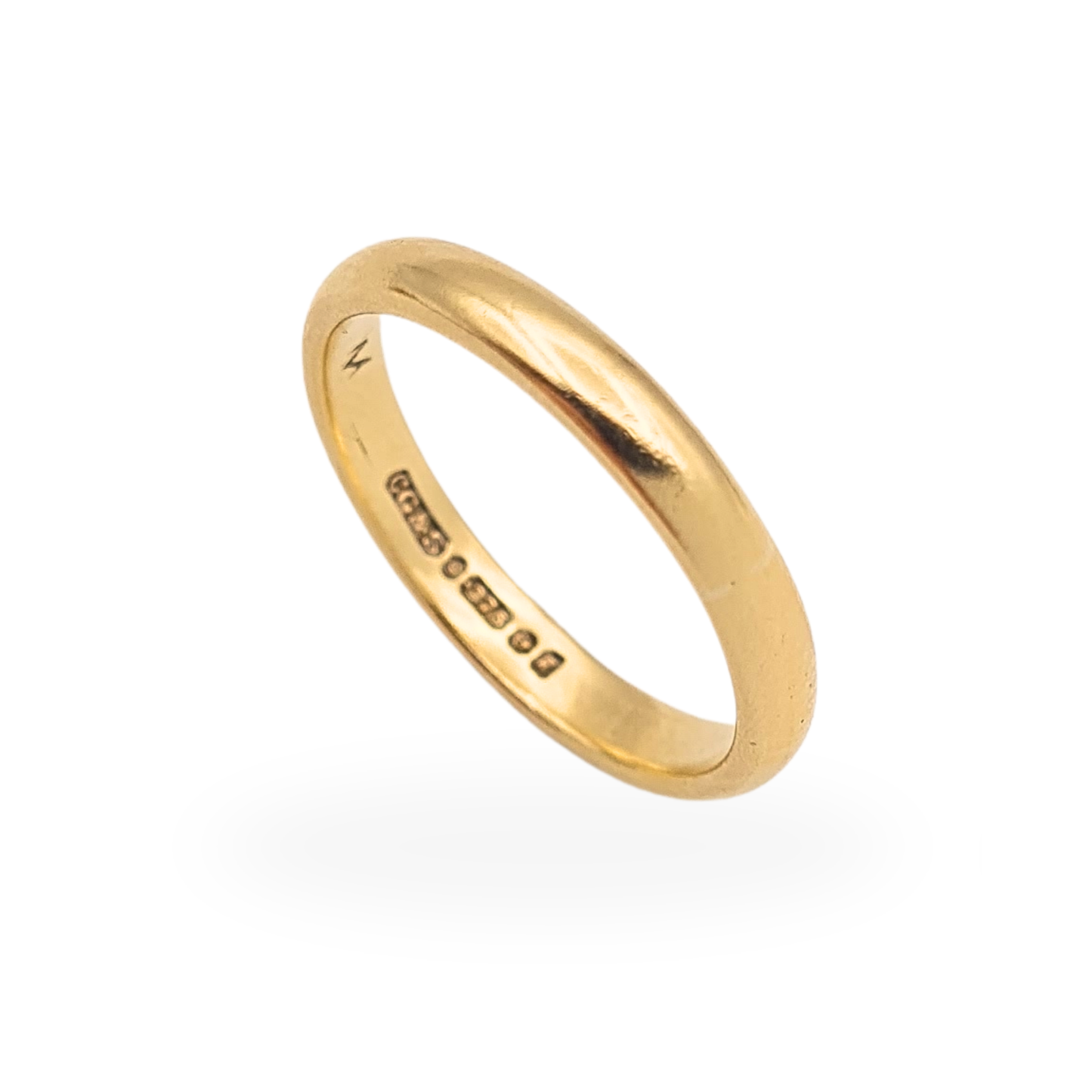 9ct Gold Wedding Band Ring Birmingham 1955 UK N1/2 US 7