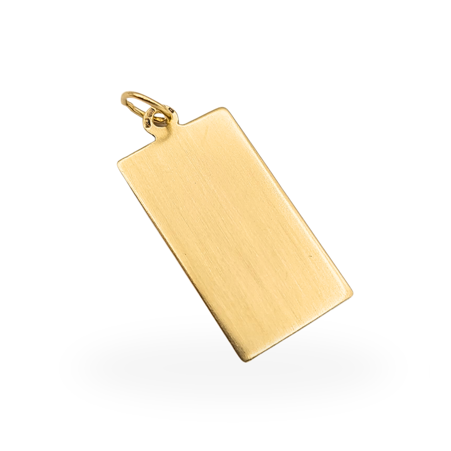 9ct Gold Rectangular Saint Christopher Charm