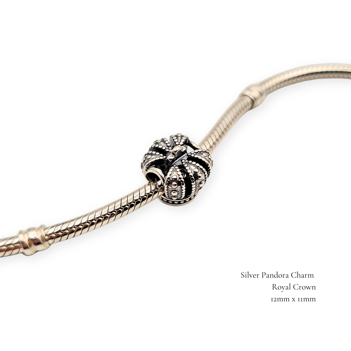 Pandora Silver Royal Crown Charm S925 ALE