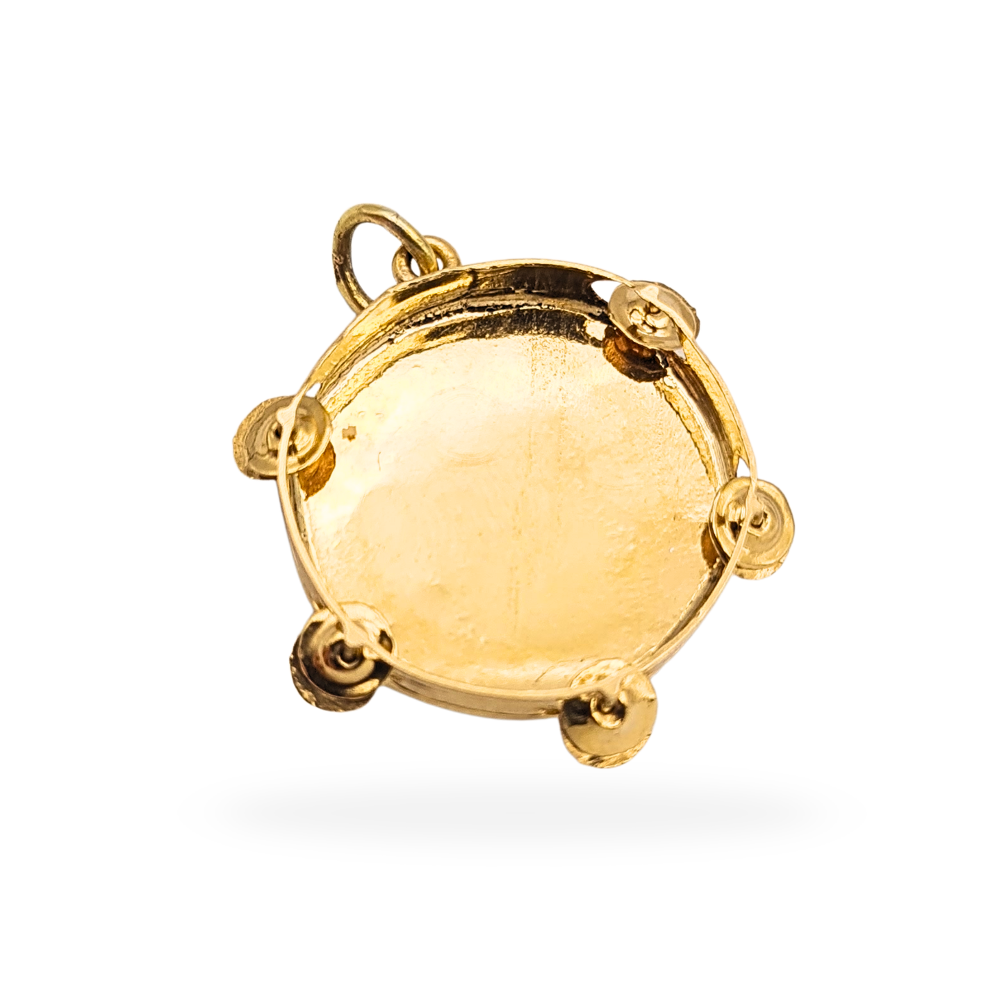 9ct Gold Moving Tambourine Charm Guitar and Hat