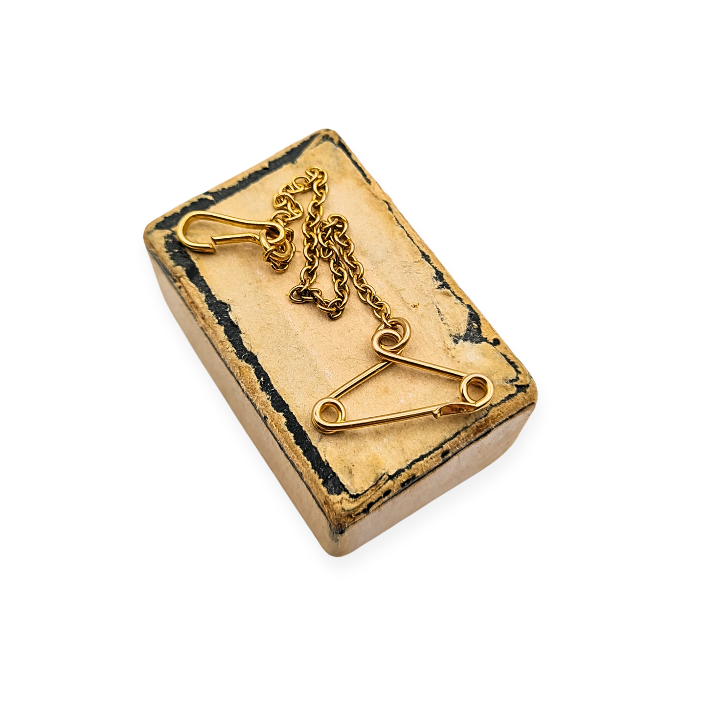 9ct Gold Safety Chain 70mm Fully Tested 0.45g