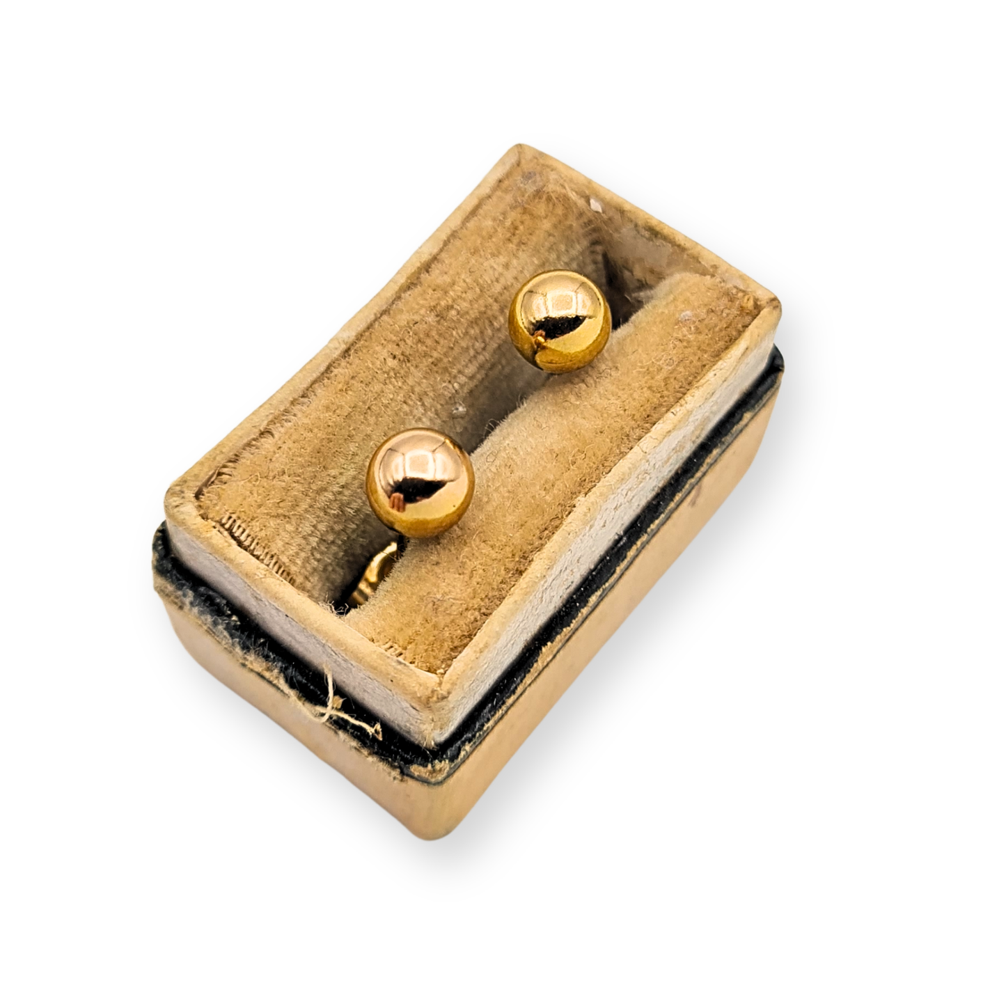 9ct Gold Ball Stud Earrings, classic simple earrings