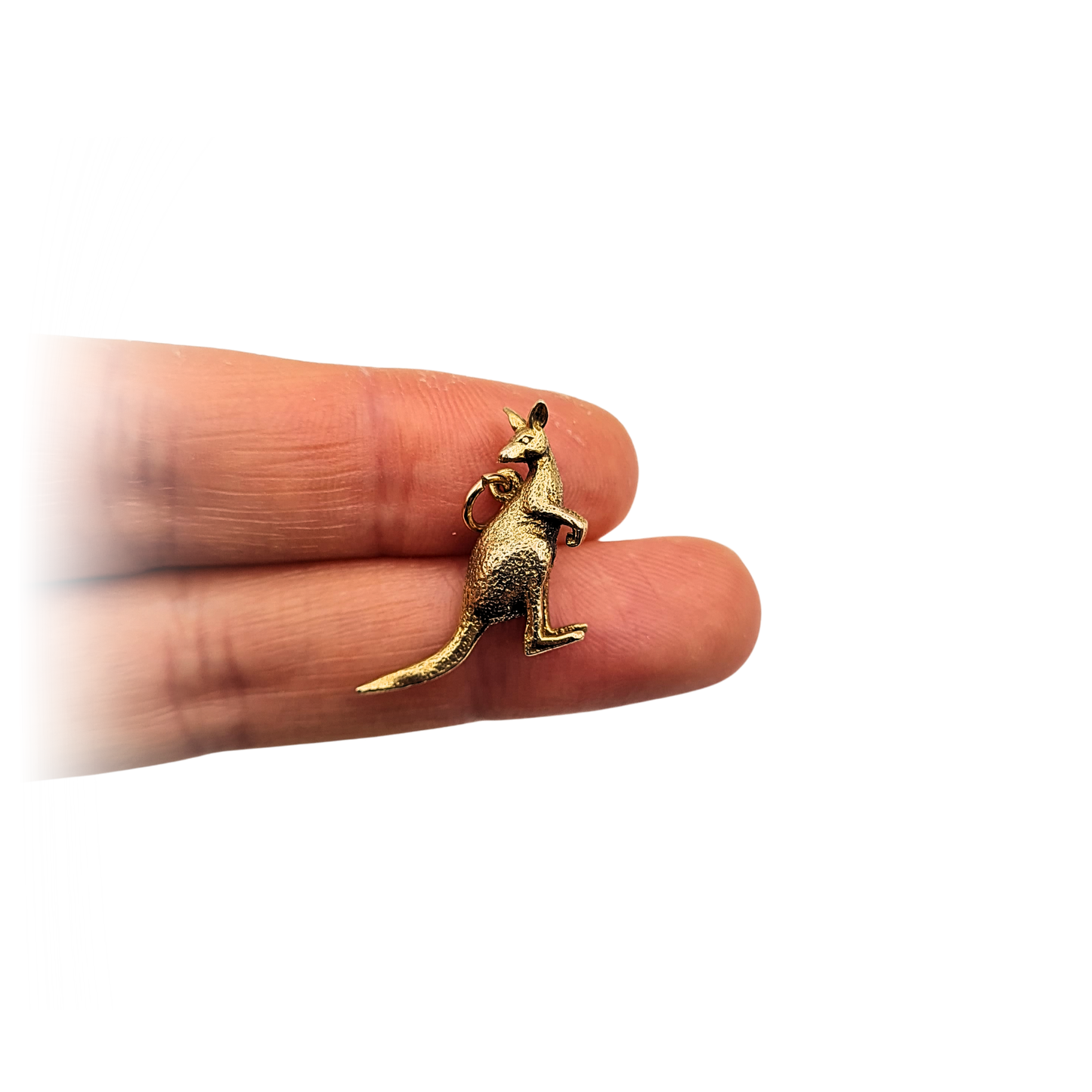 9ct Solid Gold Kangaroo Charm for Necklace