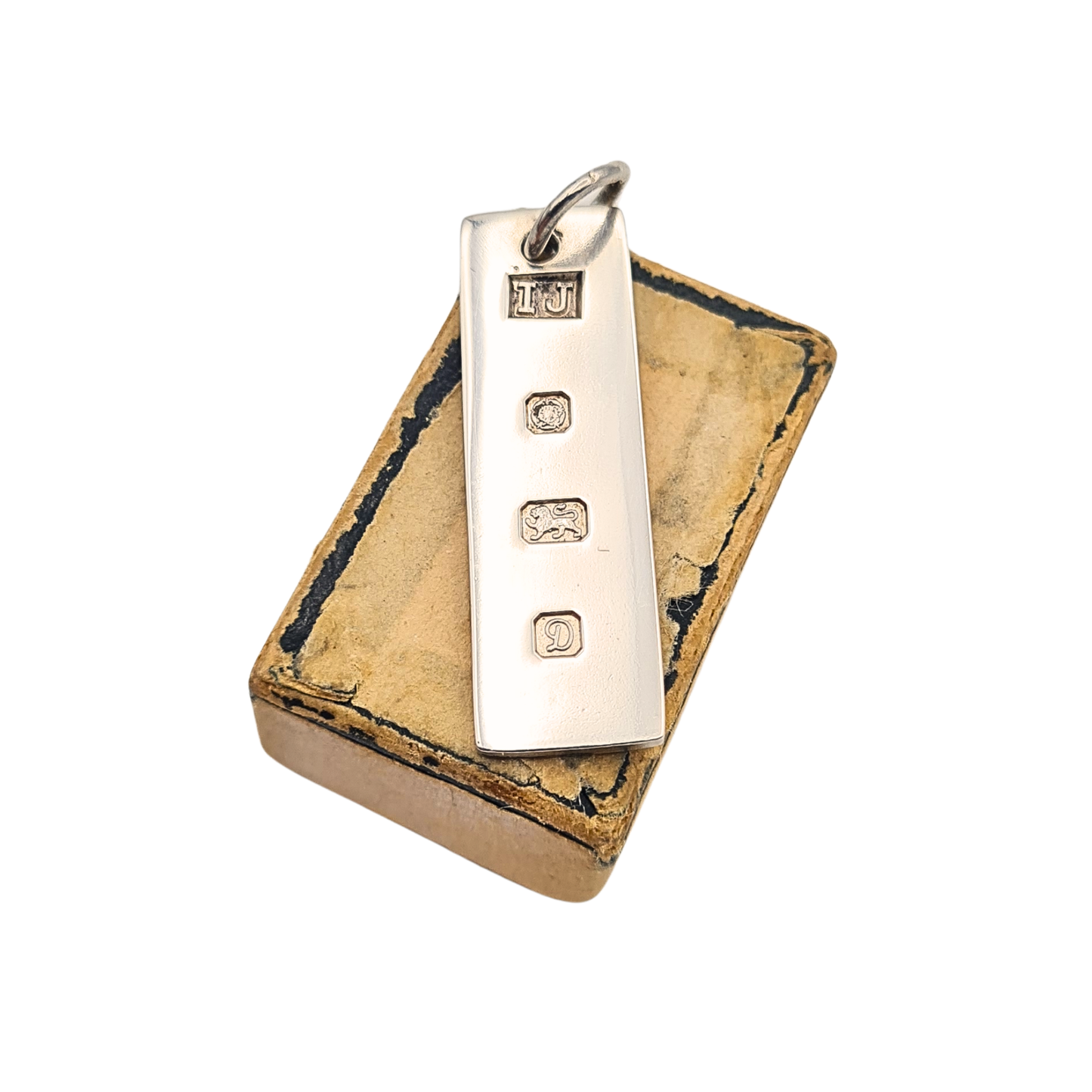 Tiny 925 Silver Ingot Pendant Sheffield 1978 Hallmark Small Silver Bar