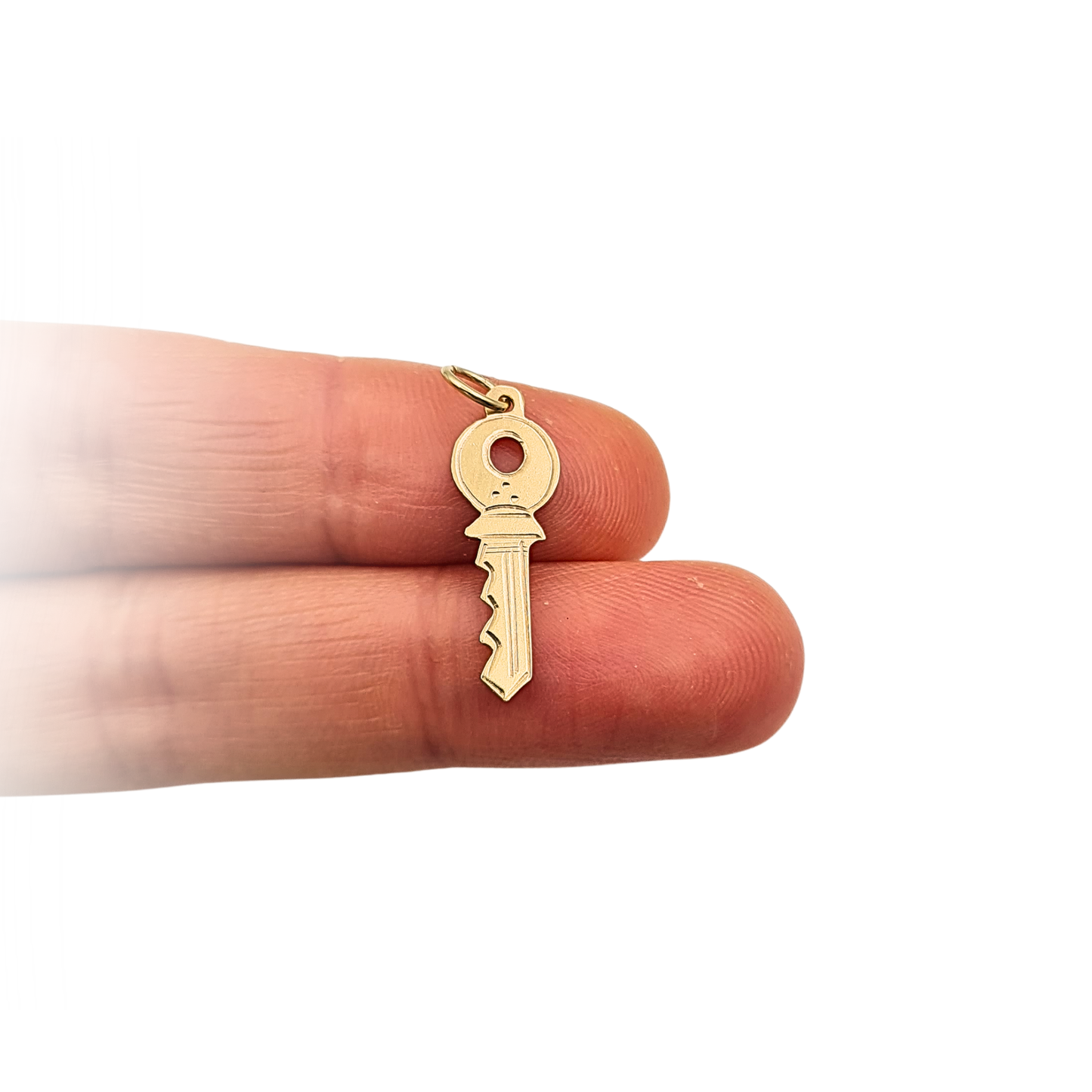 Small 9k Gold Yale Key Charm Birmingham 1984 Fully Hallmarked
