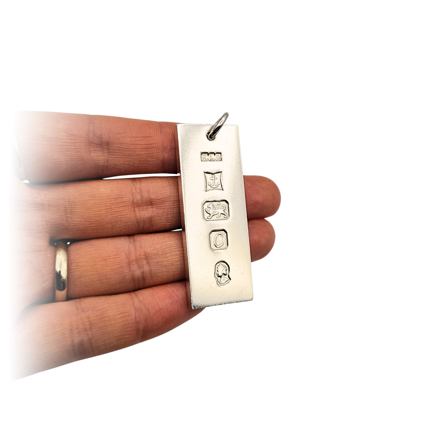 Sterling Silver 925 Ingot Pendant, 30.9g Hallmarked