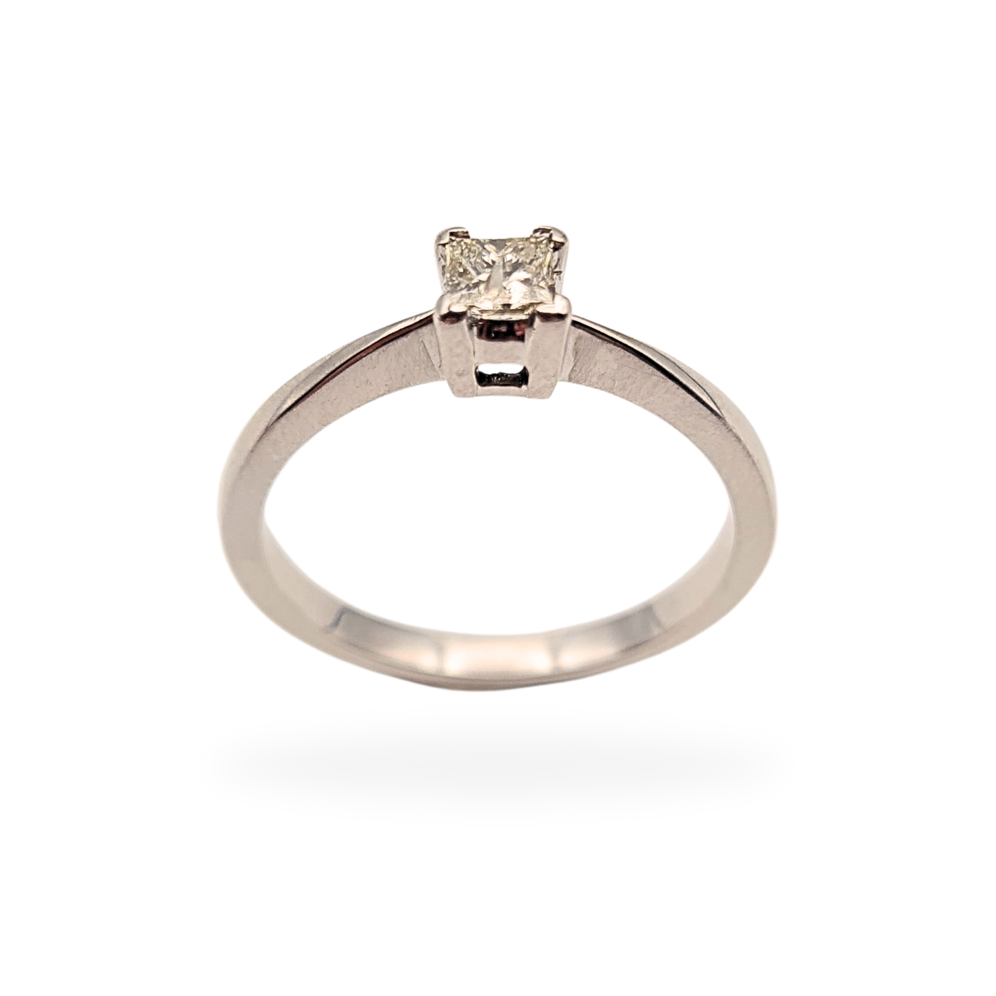 Refurbished 9ct White Gold Diamond Bridal Set Princess Cut