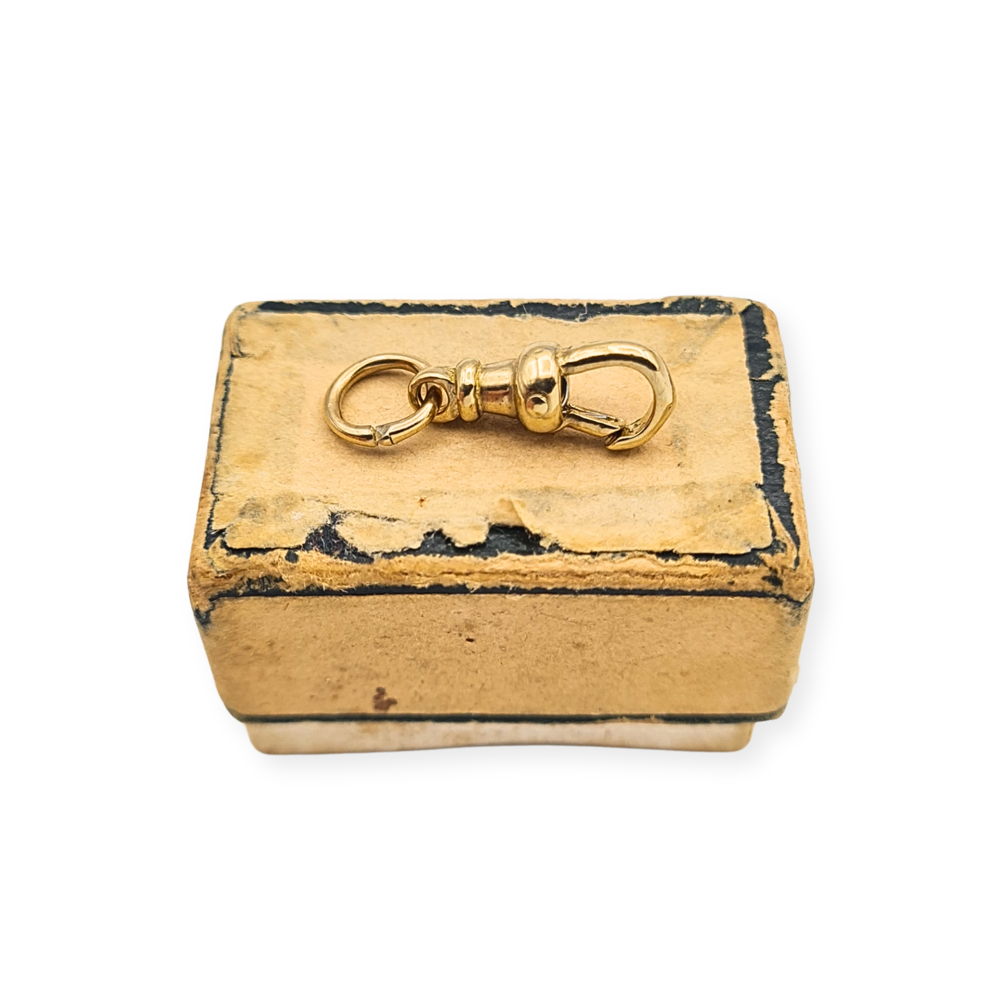 Tiny 9ct Gold Albert Chain Dog Clasp 18mm Clip Jump Ring
