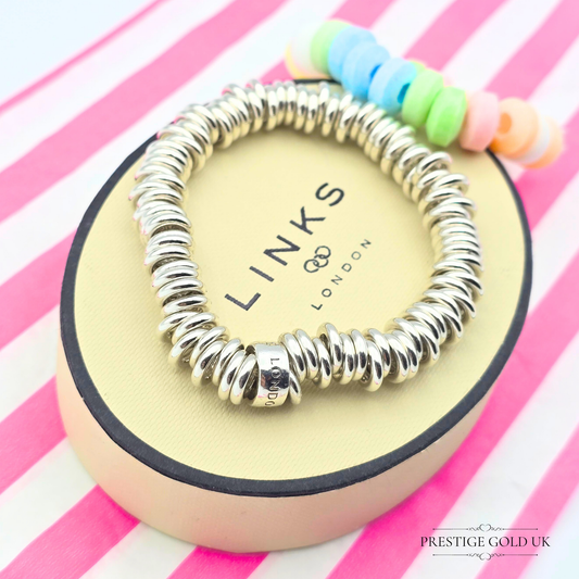 5 1/4" Refurbished Links of London Sweetie Bracelet,  (14.5cm)