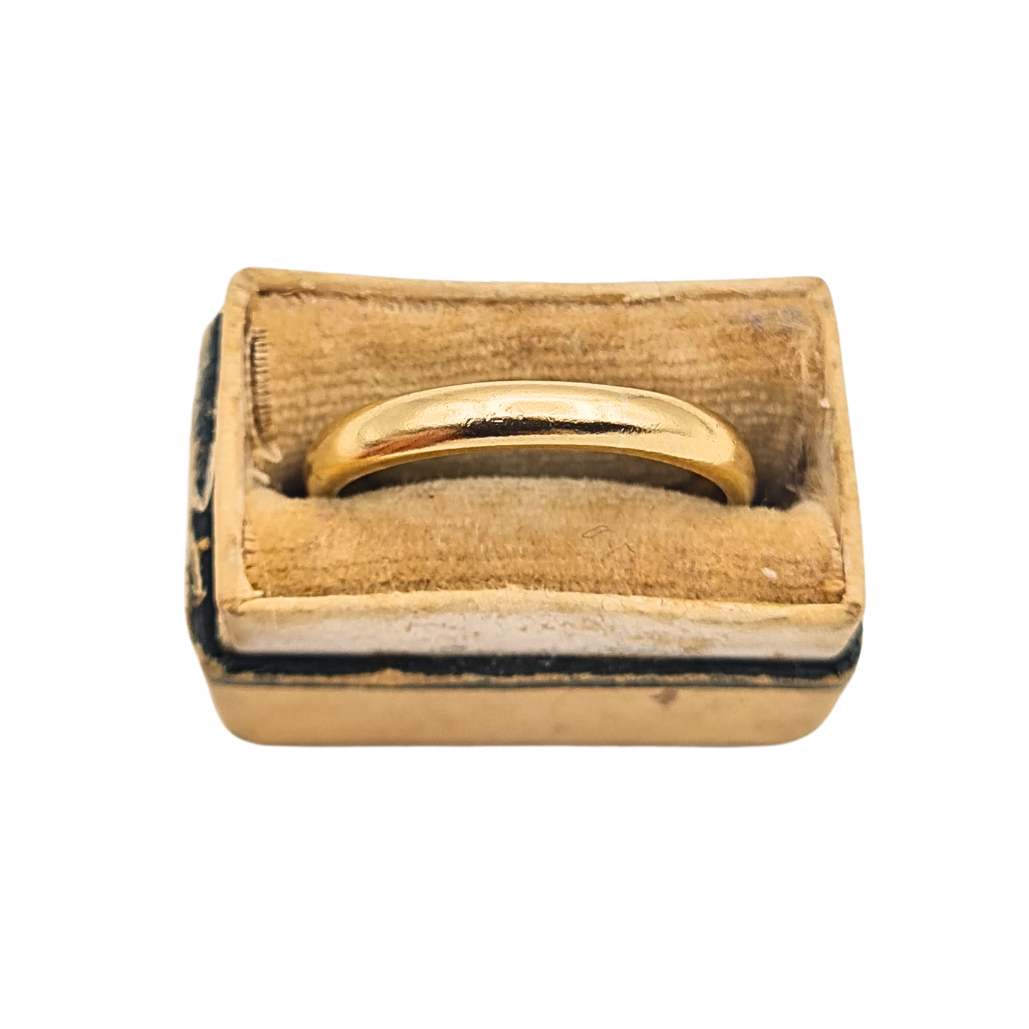 9ct Gold Wedding Band Ring Birmingham 1955 UK N1/2 US 7