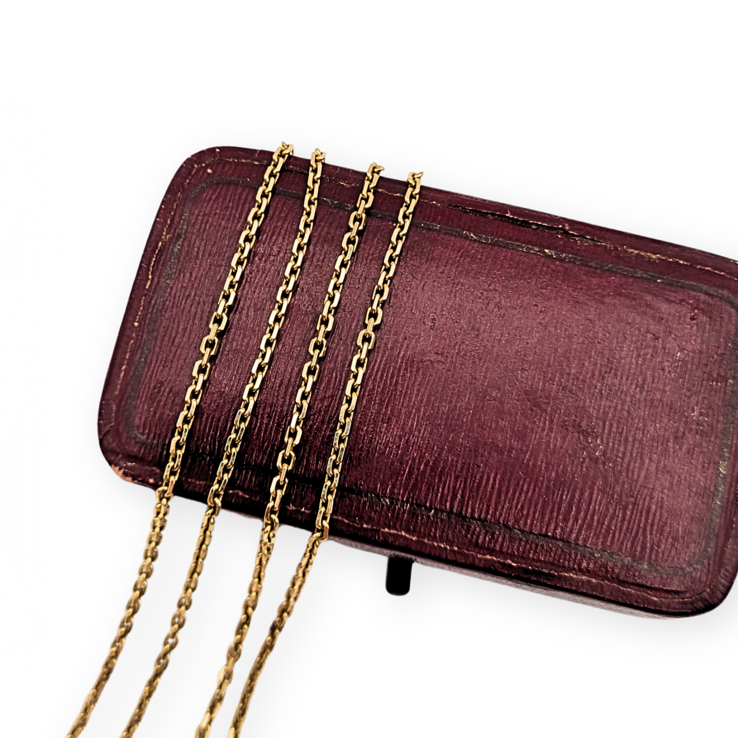 21" Long 9ct Gold Belcher Chain 21" 54cm, Fully Hallmarked