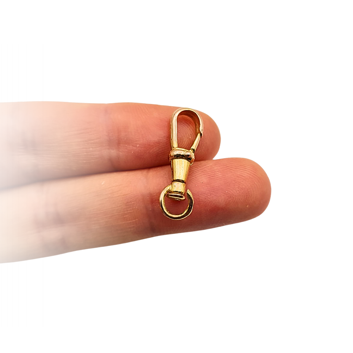 9ct Rose Gold Swivel Clasp Dog Clip 375 Solid Gold Albert Clasp