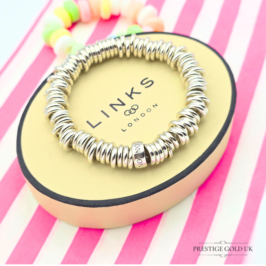 5 1/4" Refurbished Links of London Sweetie Bracelet,  (14.5cm)