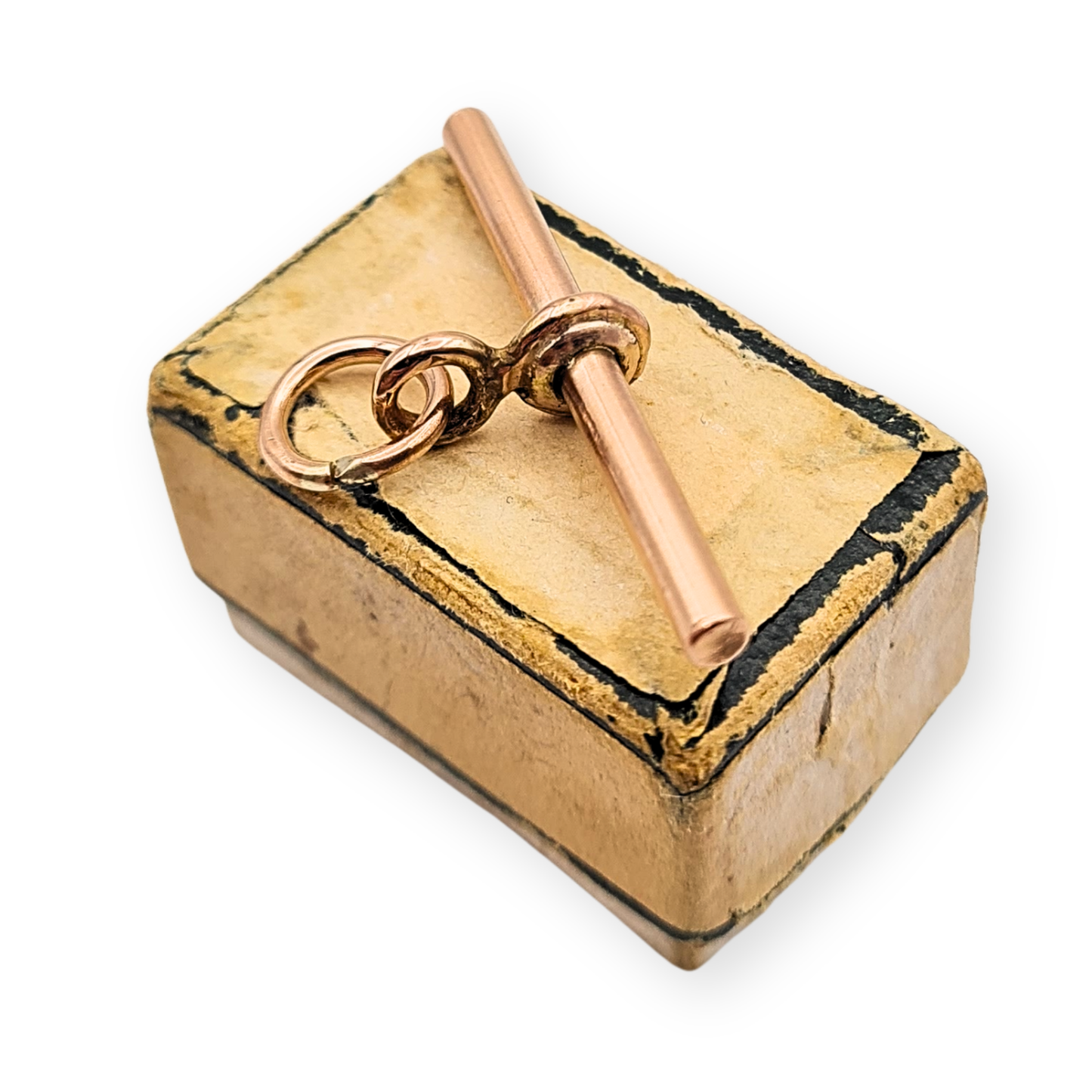 9ct Rose Gold Albert T-Bar, 31mm