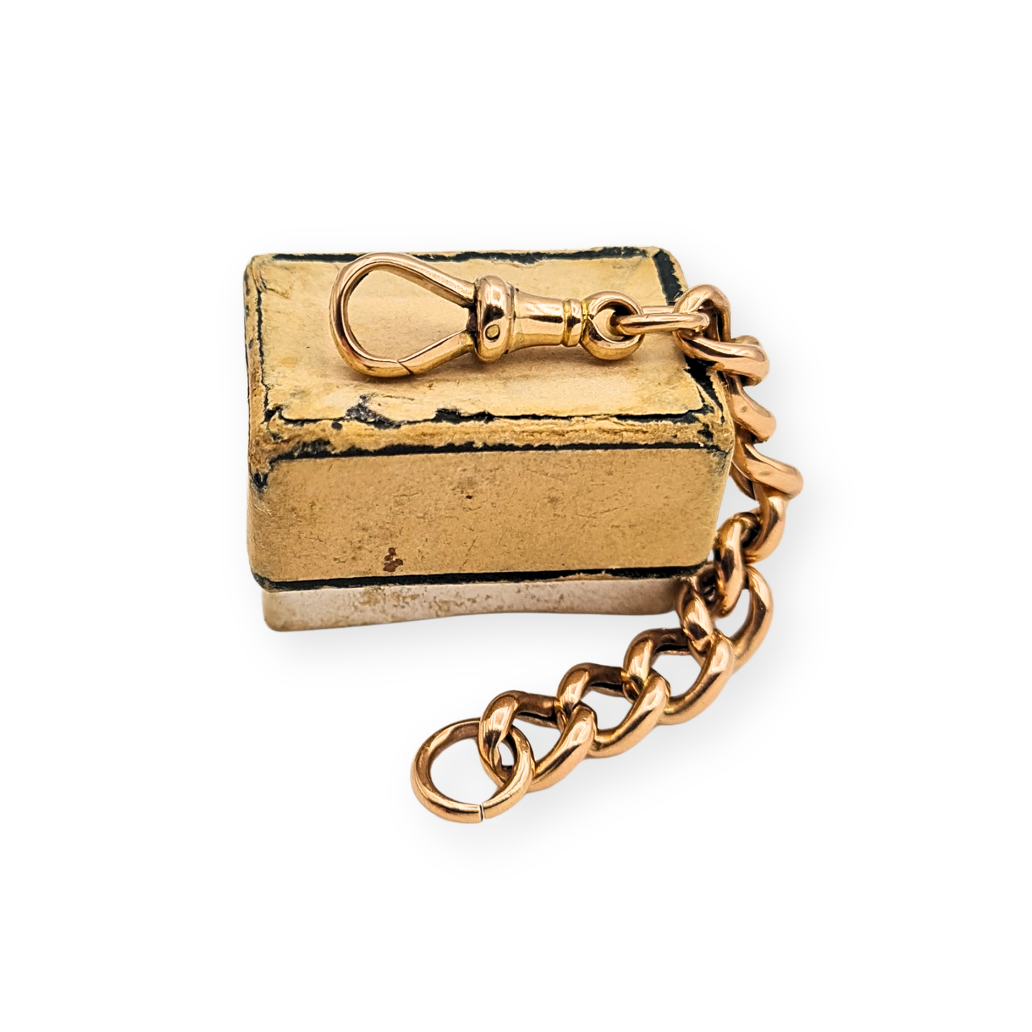 9ct Rose Gold Albert Chain Extender 3" 7.5cm 375 Dog Clip