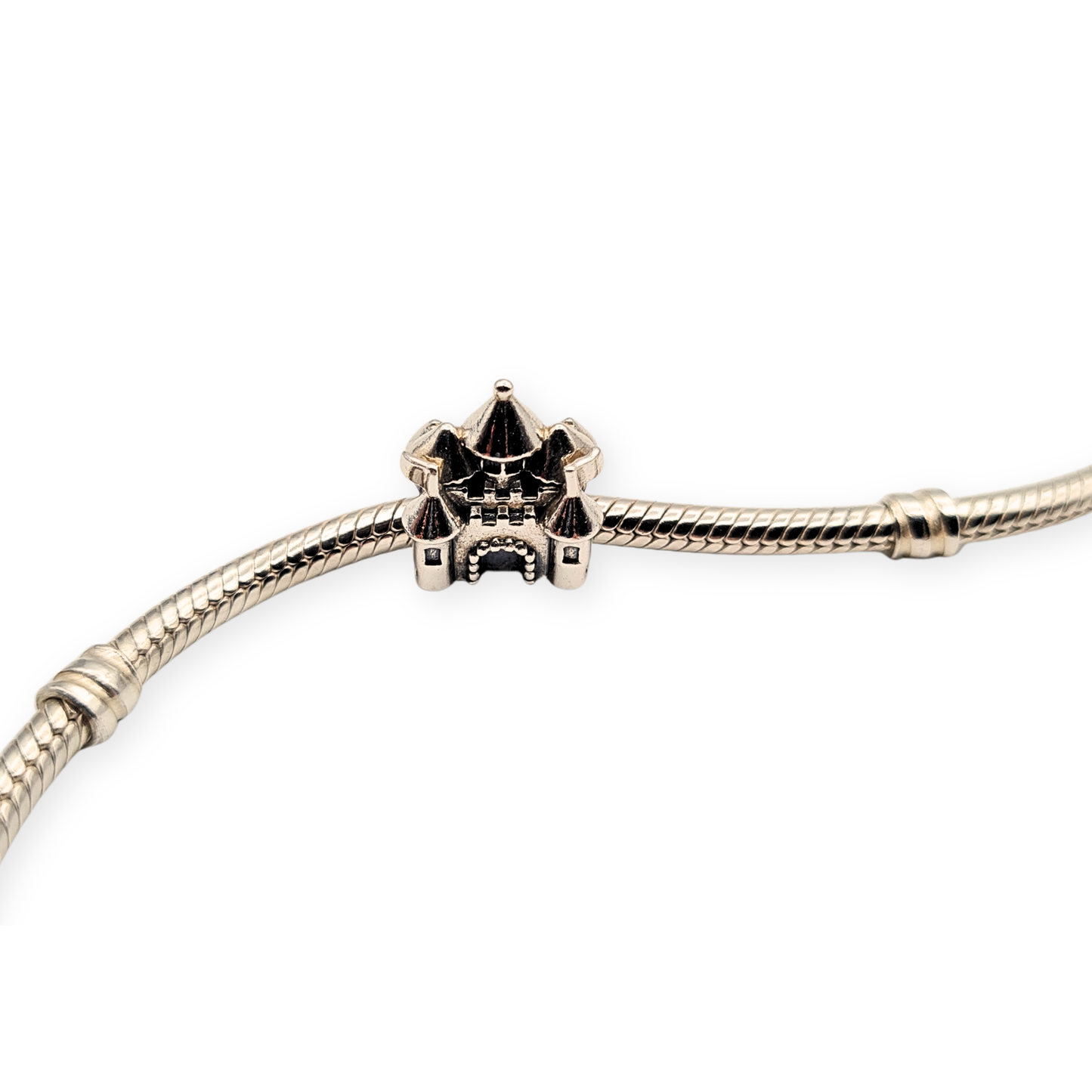 Authentic Retired Pandora Fairy Castle Charm 14K Crown 925 ALE 791133PCZ