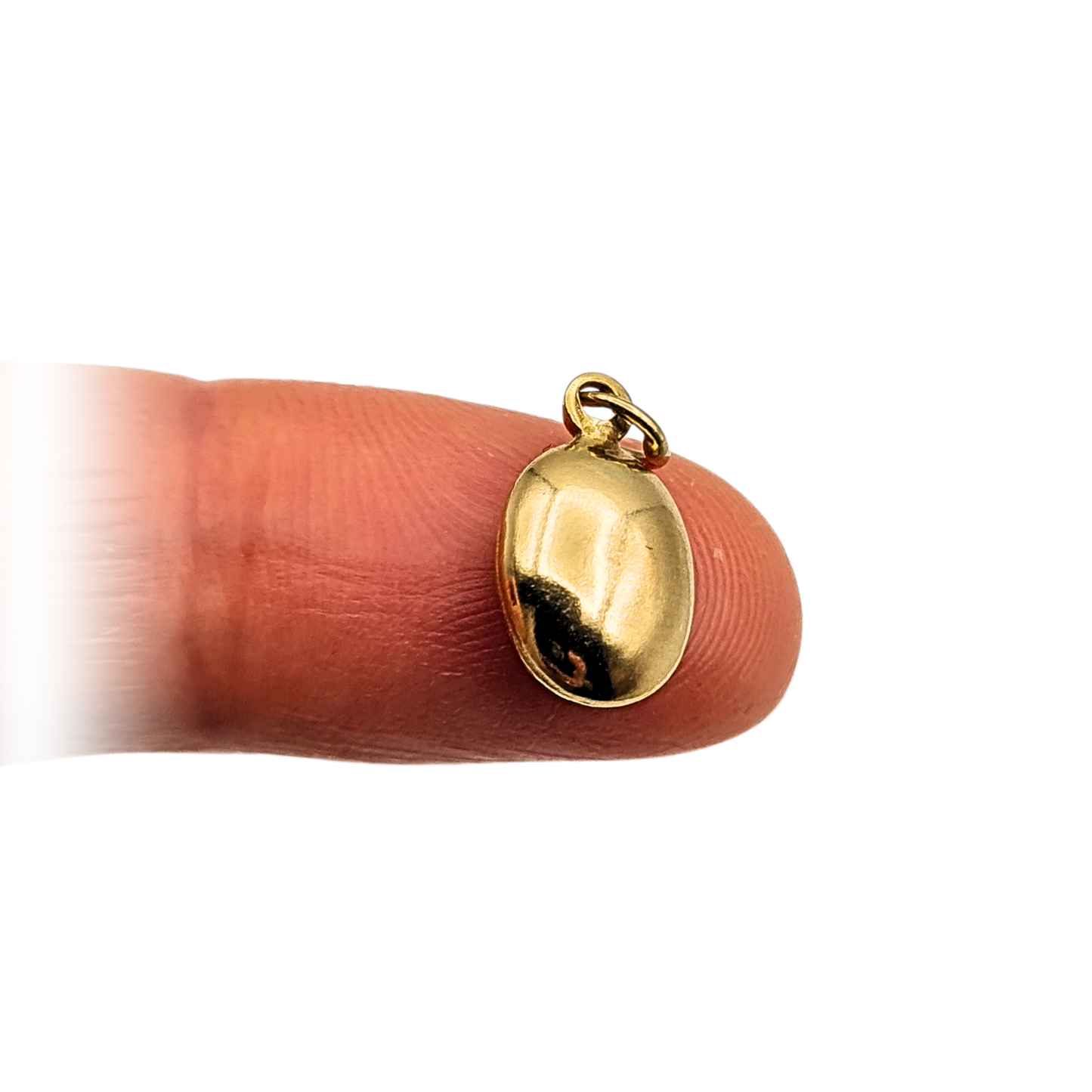 9ct Gold Coffee Bean Charm, Coffee Lover Gift