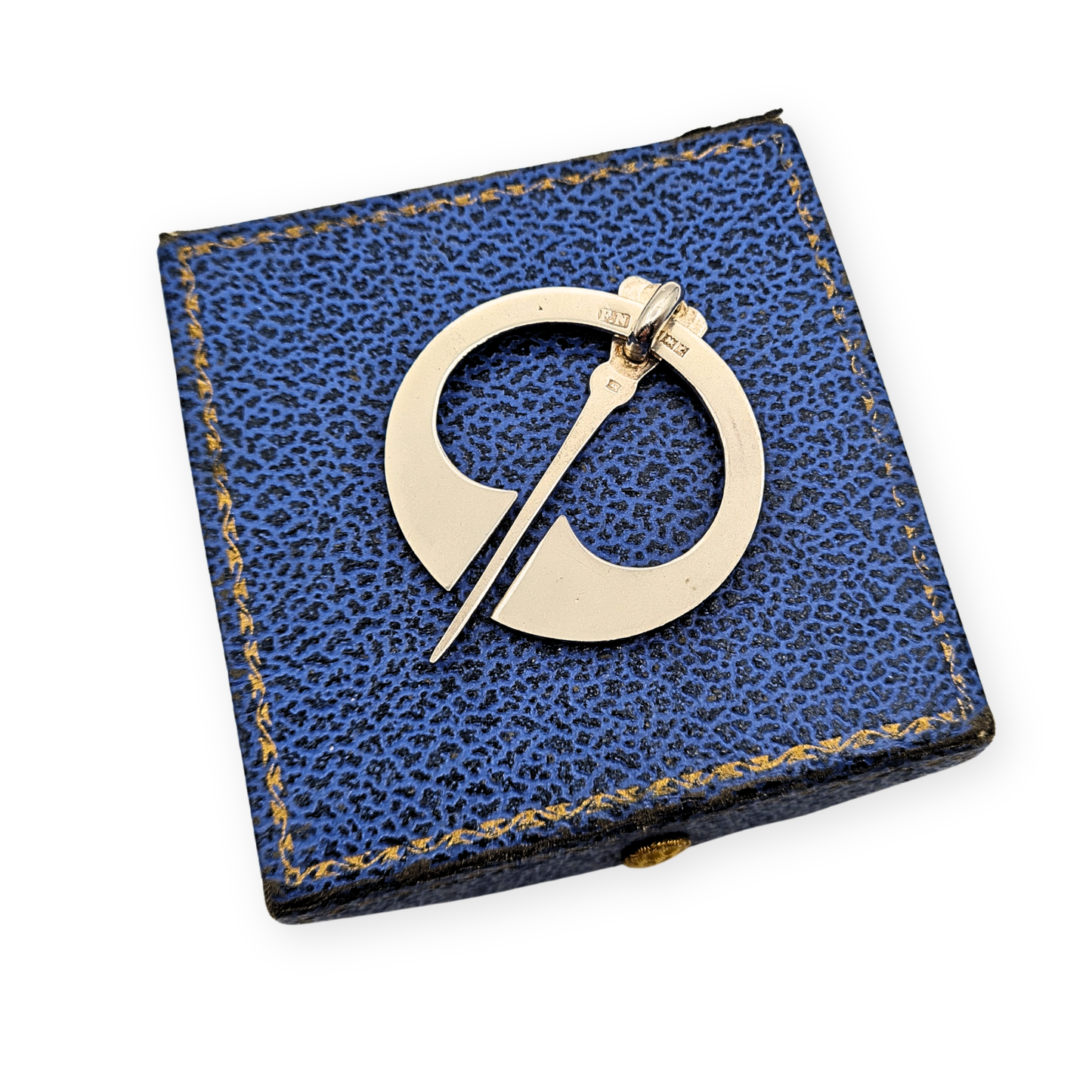 Scottish Silver Celtic Kilt Pin, F Narborough, Birmingham 1960, Hallmarked