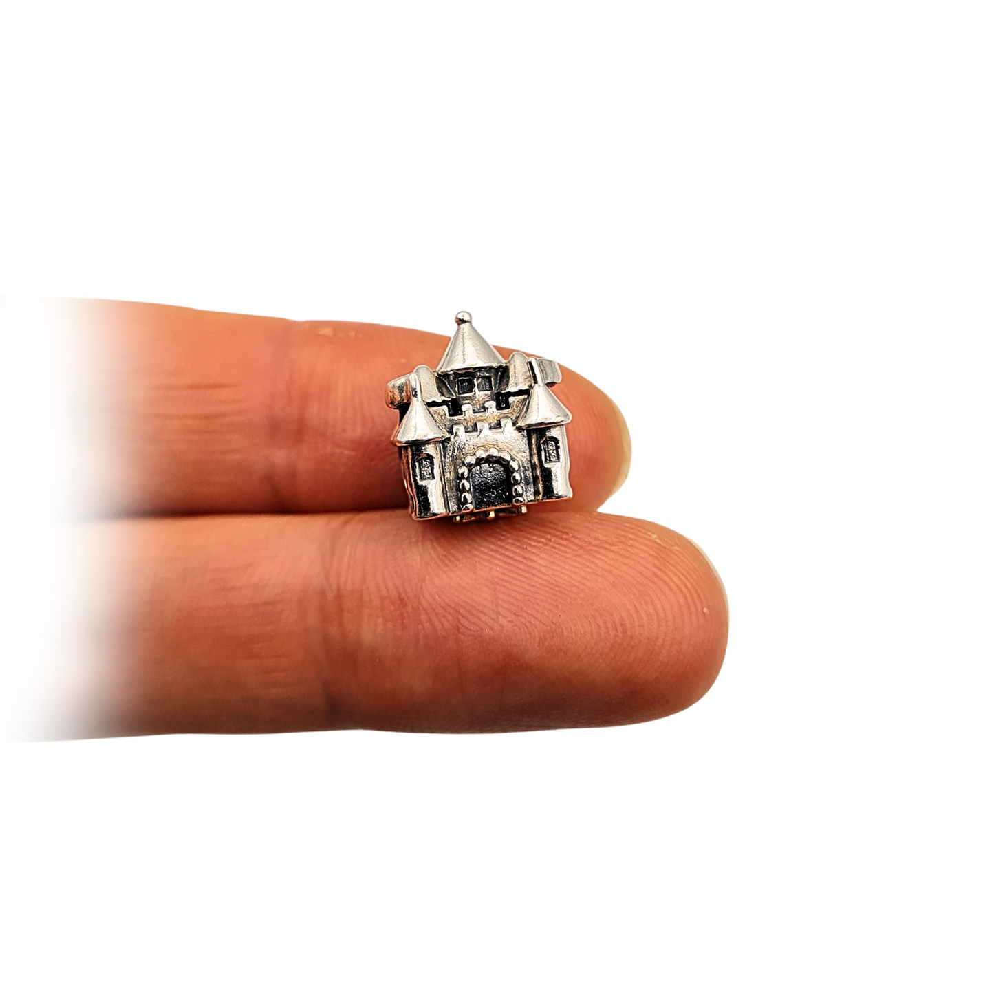 Authentic Retired Pandora Fairy Castle Charm 14K Crown 925 ALE 791133PCZ