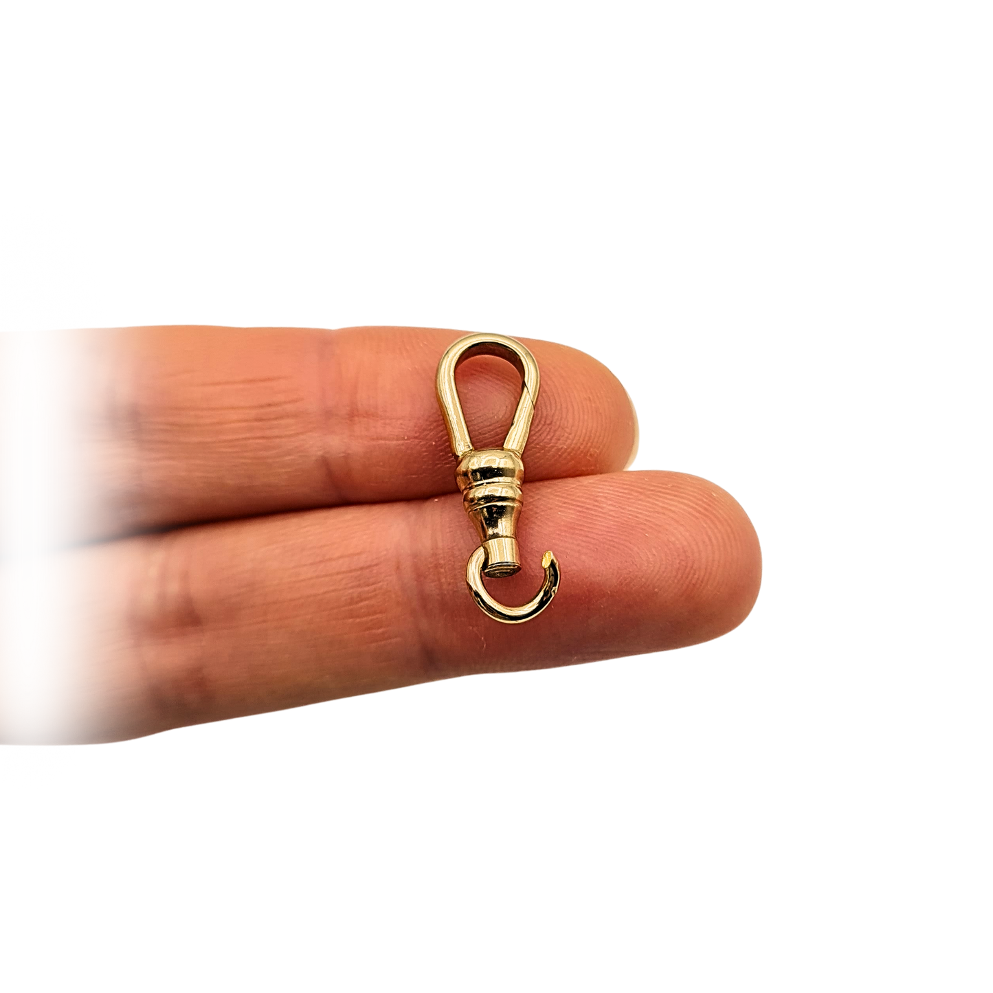 9ct Yellow Gold Albert Dog Clip, Antique, Stamped 9ct