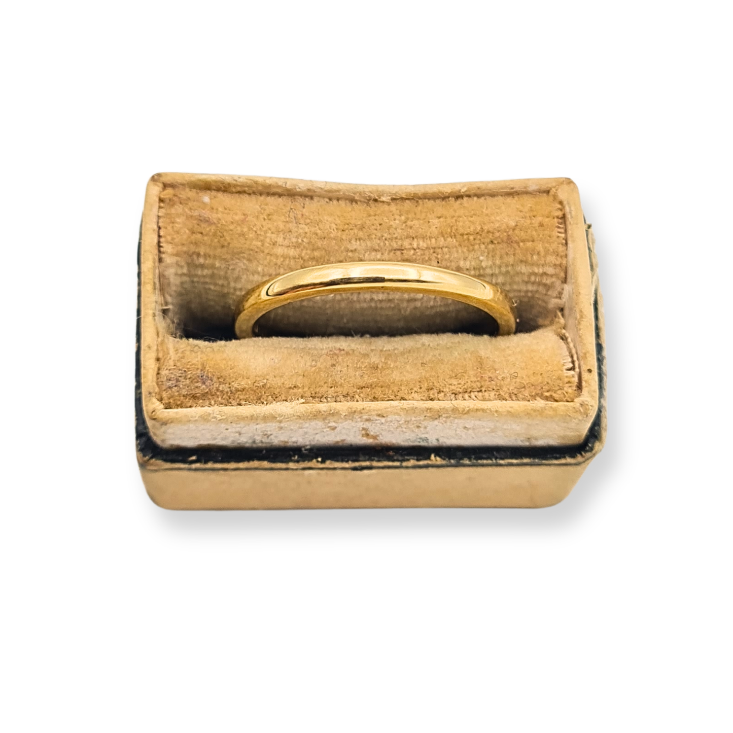 18ct Gold Wedding Band Ring Birmingham 1979 Hallmark UK K US 5.25