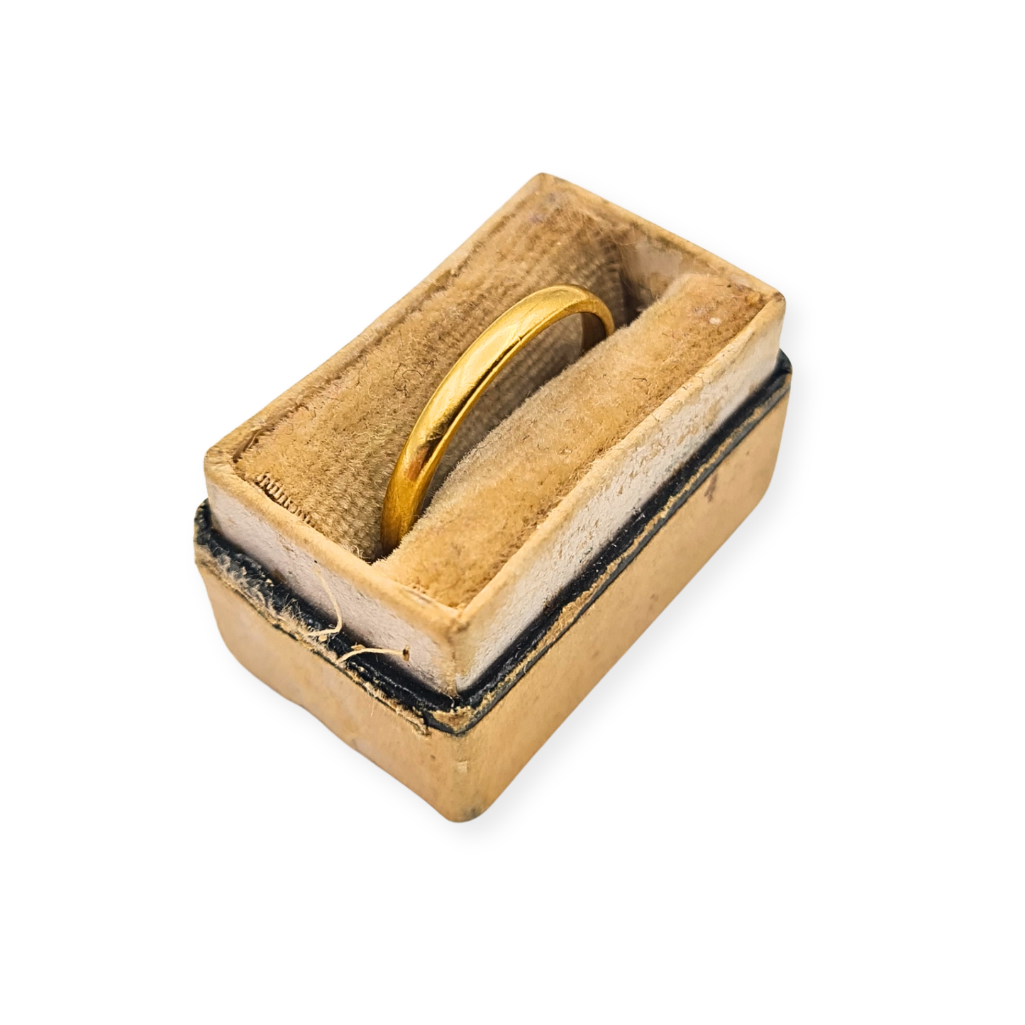 22ct Gold Wedding Band Ring 2mm Stacking Band Birmingham Hallmark UK K US 5¼