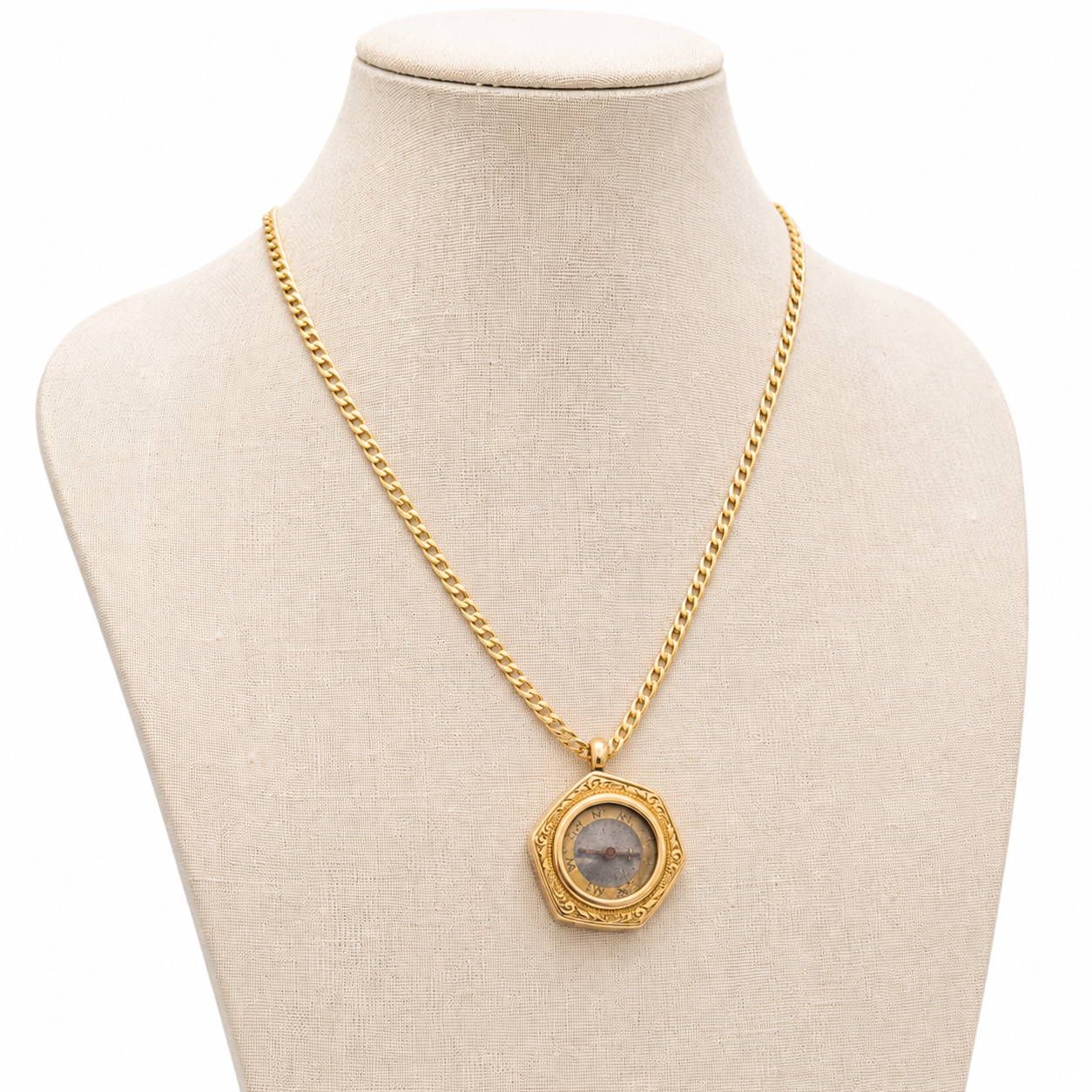 Antique 9ct Gold Compass Pendant Birmingham 1901 Hallmarked