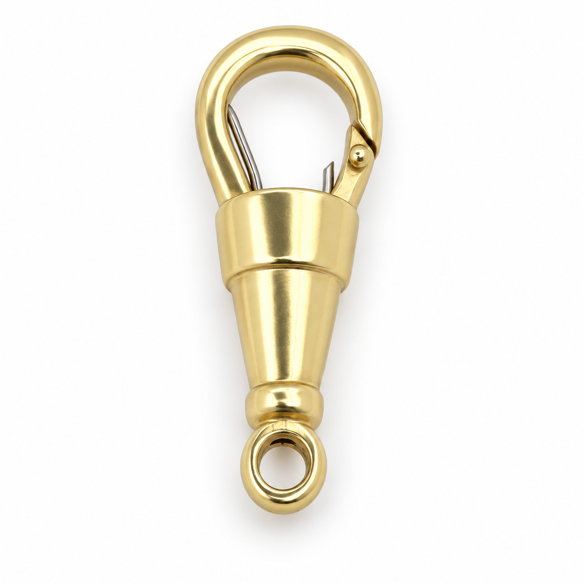 New Solid 9ct Yellow Gold Fixed Dog Clip