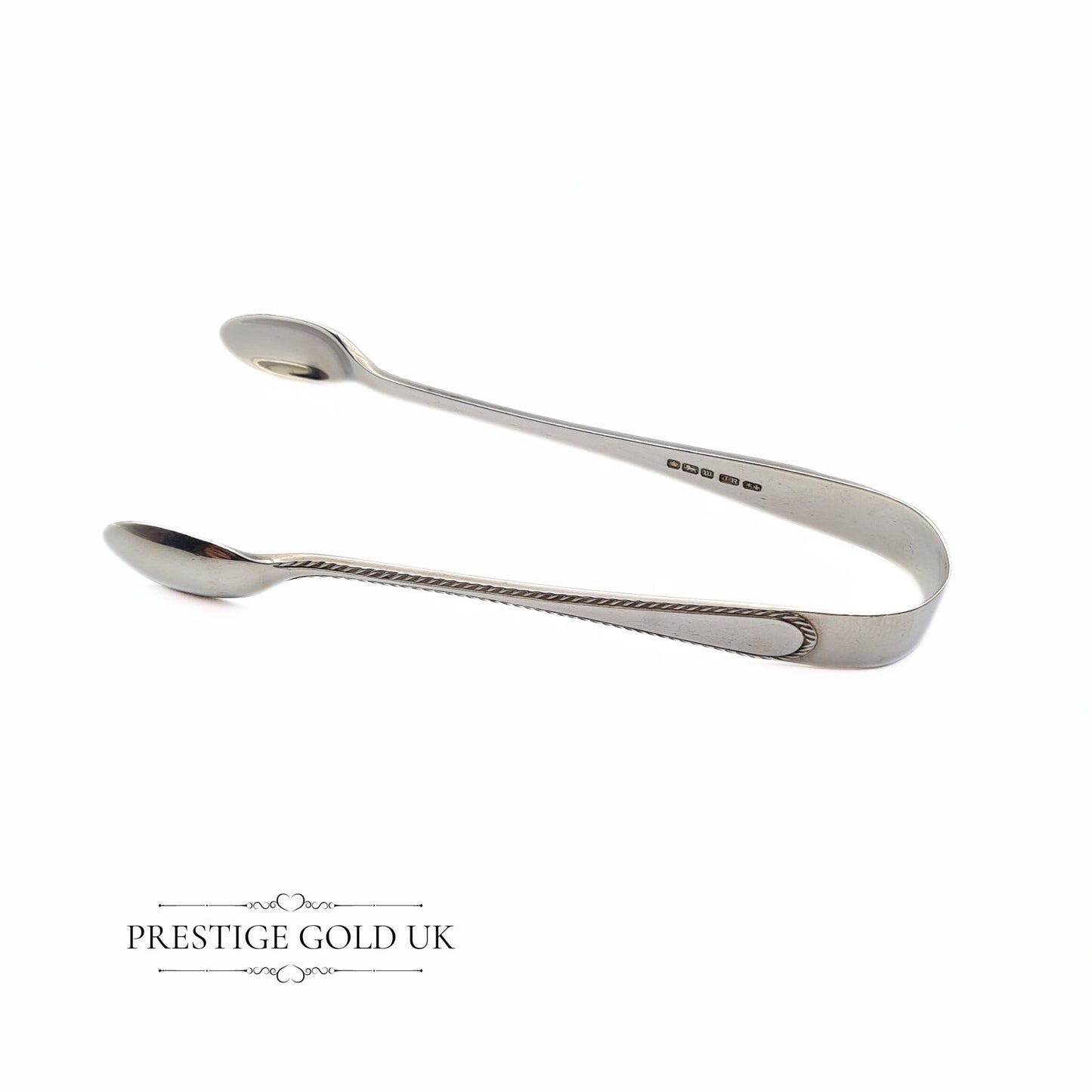 1910's Antique Small Solid Silver Sugar Tongs