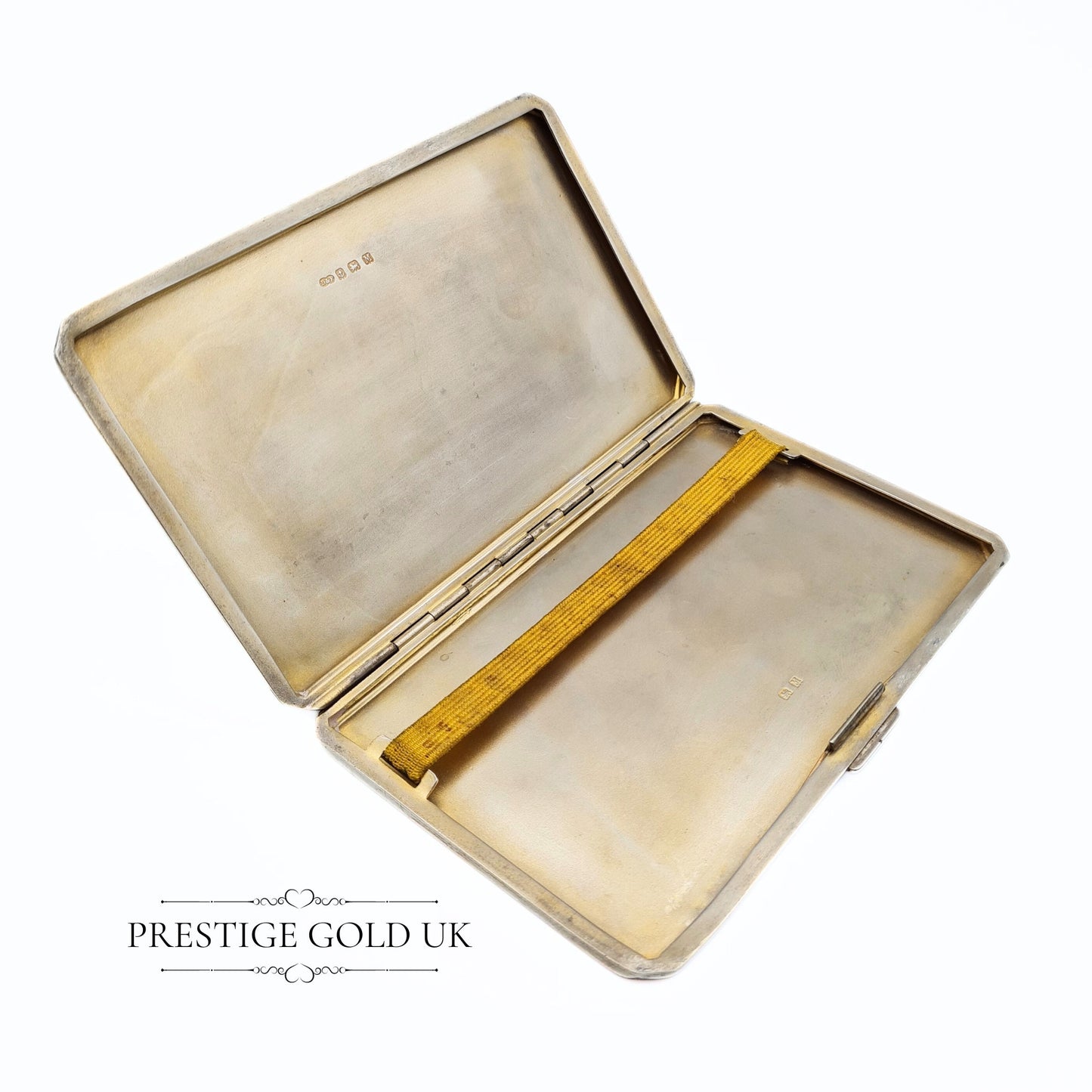 1930s British Sterling Silver Cigarette Case