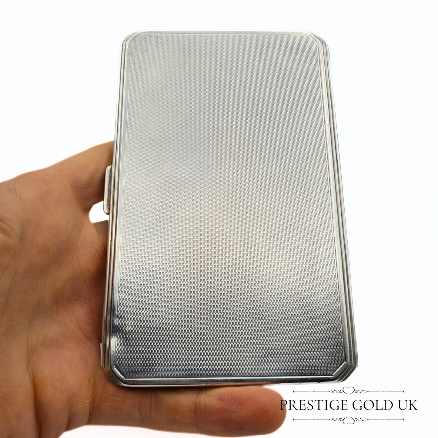 1930s British Sterling Silver Cigarette Case