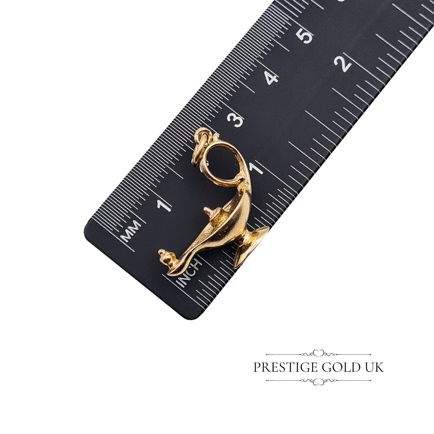 Vintage 9ct Gold Genie Lamp Charm