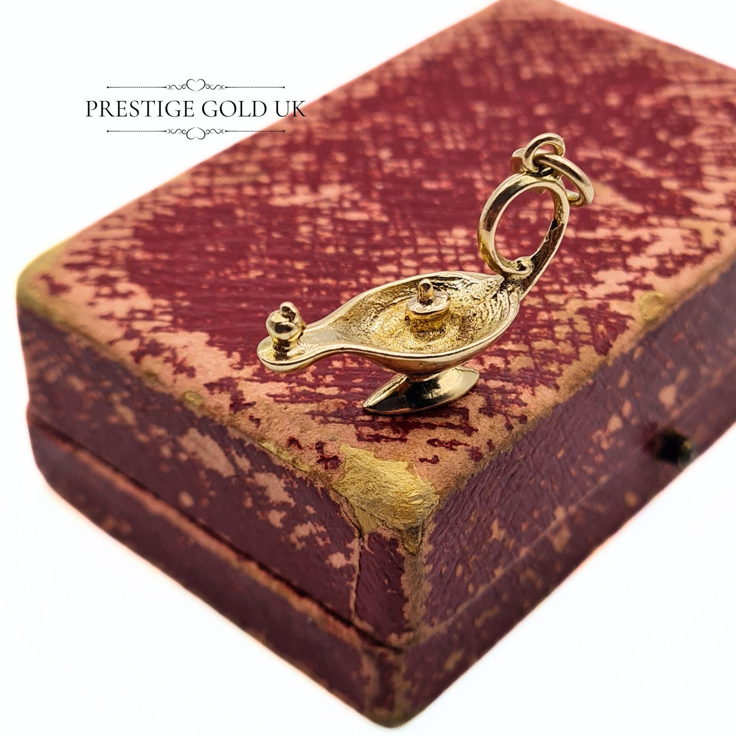 Vintage 9ct Gold Genie Lamp Charm