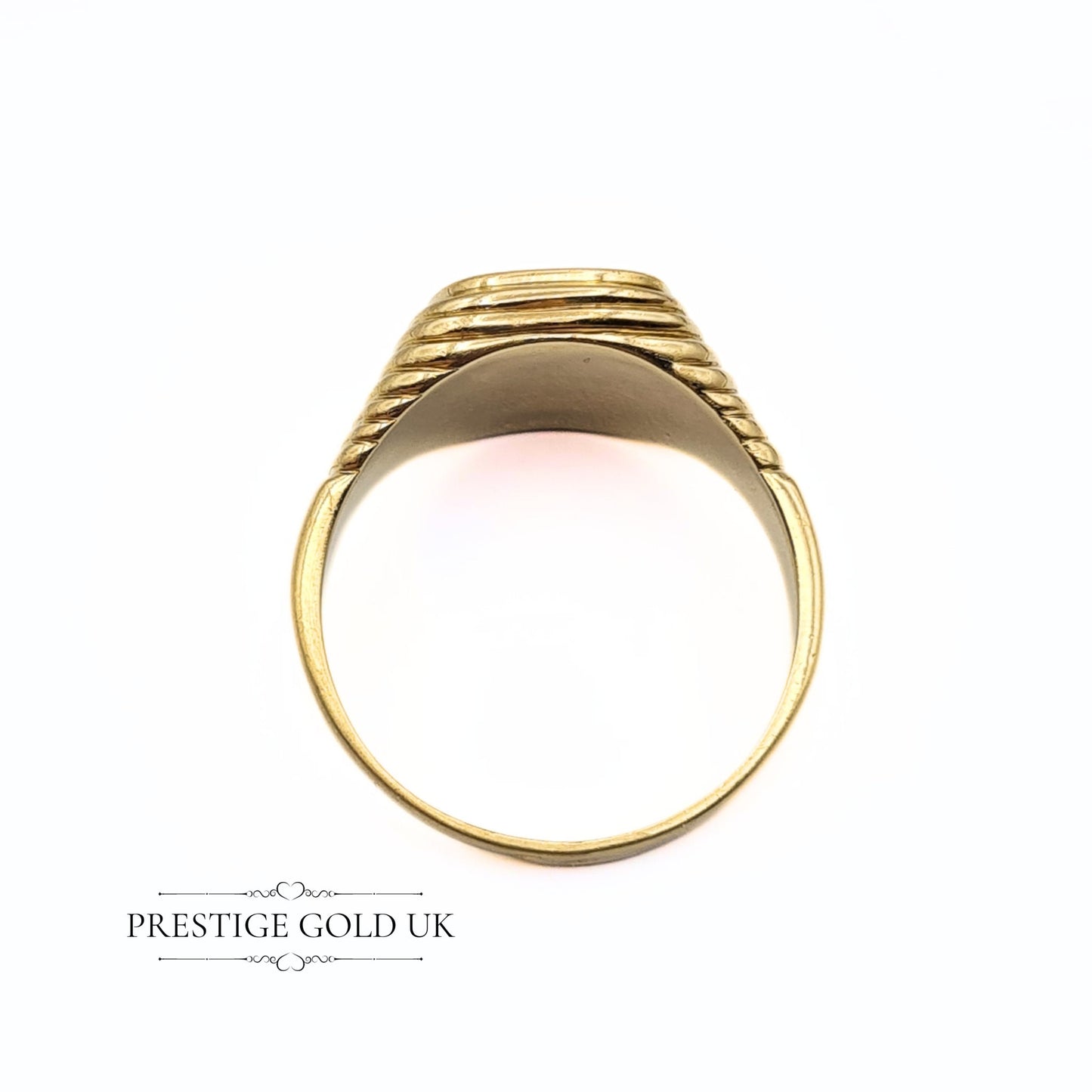 Heavy Solid Gold Signet Ring 18ct - Size UK X 1/2,  US 11 3/4, Euro 67