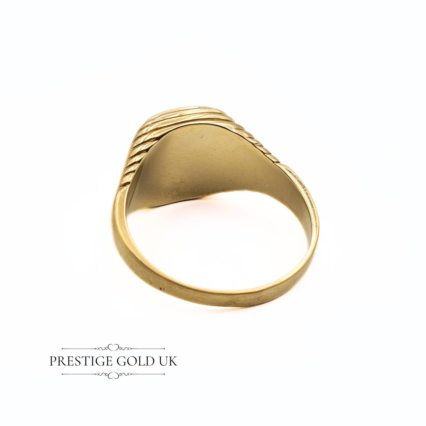 Heavy Solid Gold Signet Ring 18ct - Size UK X 1/2,  US 11 3/4, Euro 67