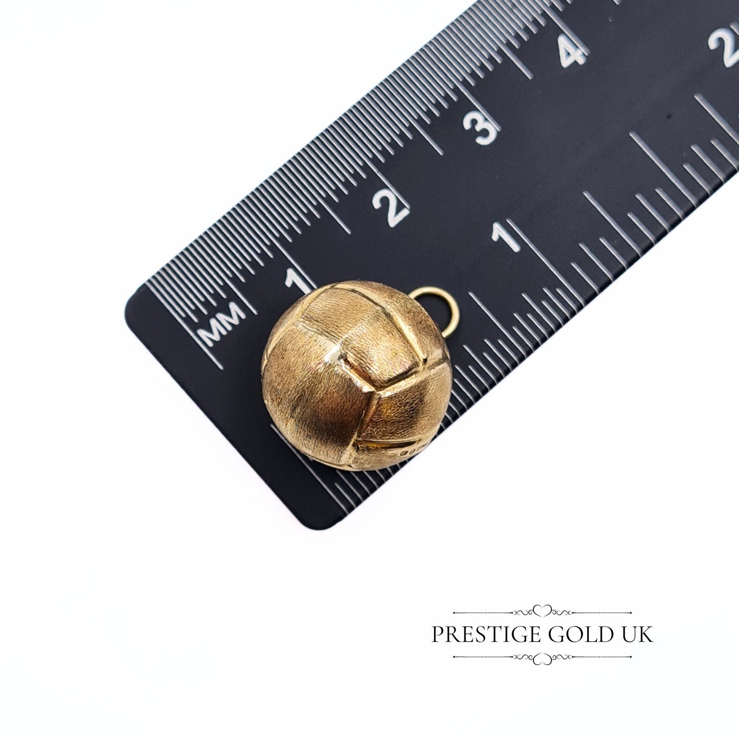 Vintage 9ct Gold Football Charm