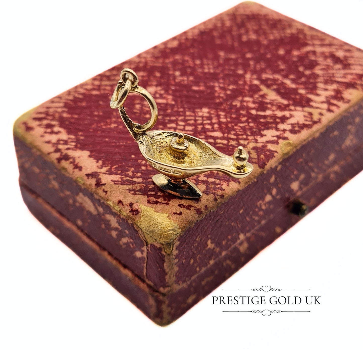 Vintage 9ct Gold Genie Lamp Charm