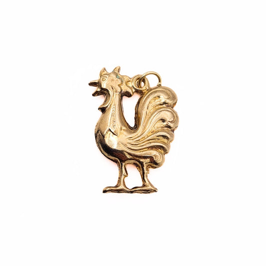 Vintage 9ct Gold Cockerel / Chicken Charm