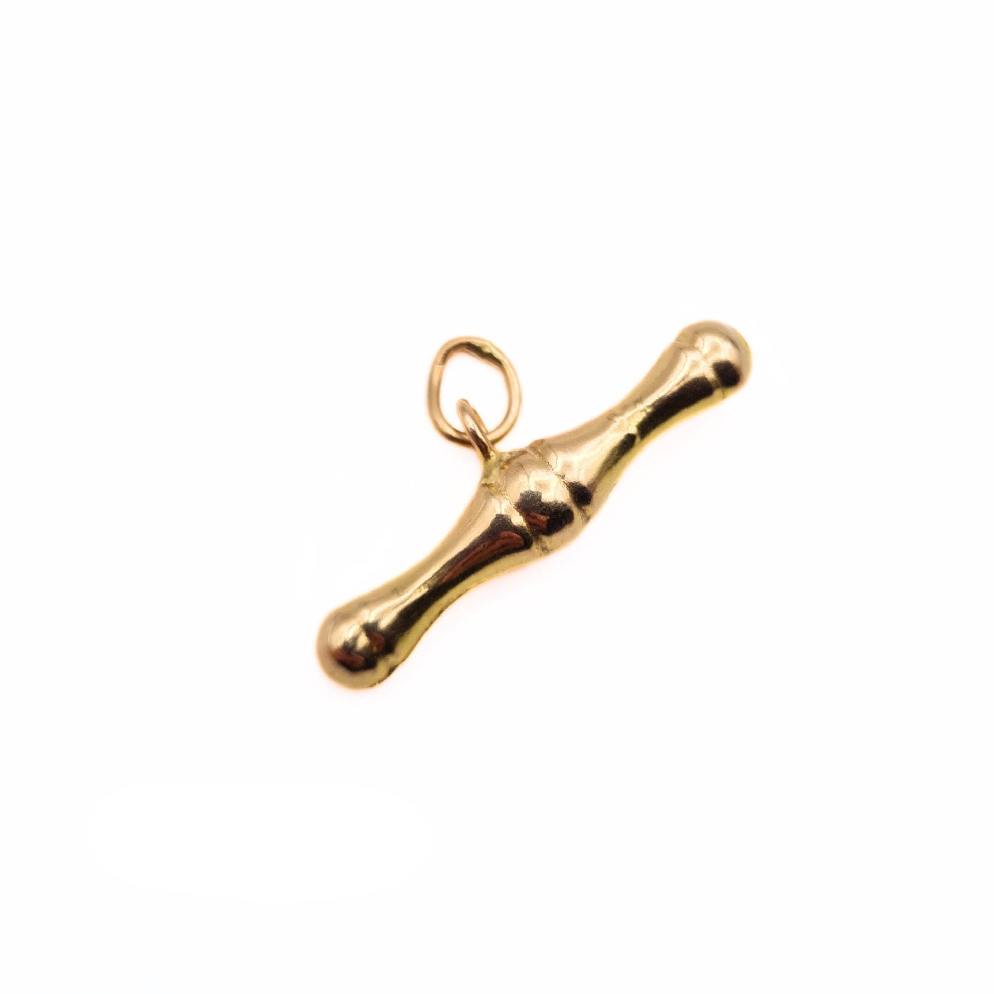 Lightweight Rose Gold Albert Chain Dog Bone T-Bar