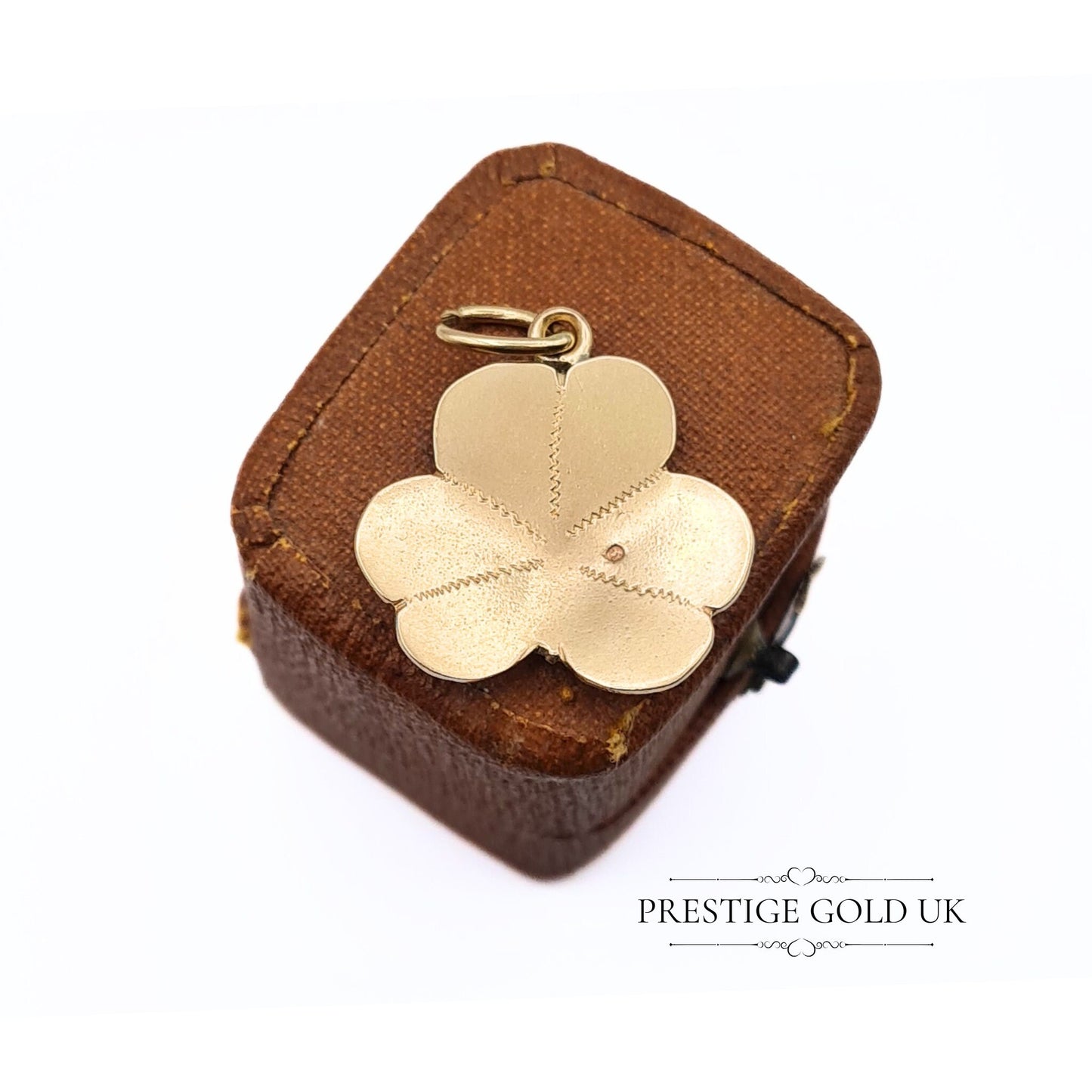 Vintage 9ct Gold Lucky Clover Charm