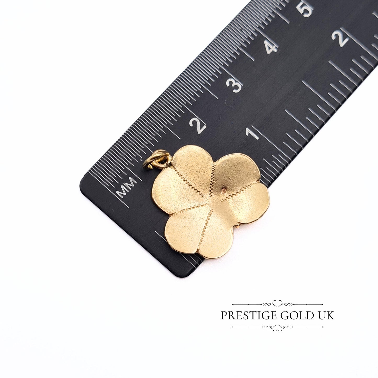 Vintage 9ct Gold Lucky Clover Charm