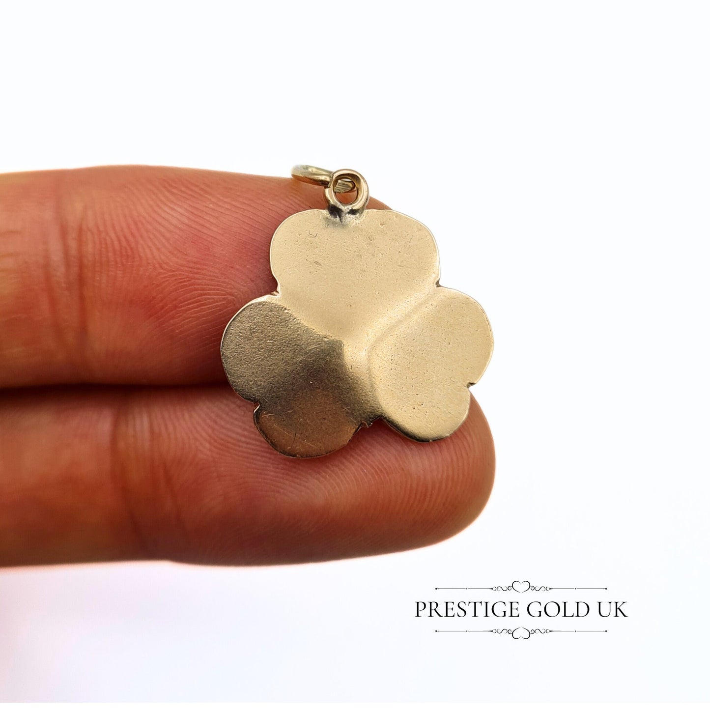 Vintage 9ct Gold Lucky Clover Charm