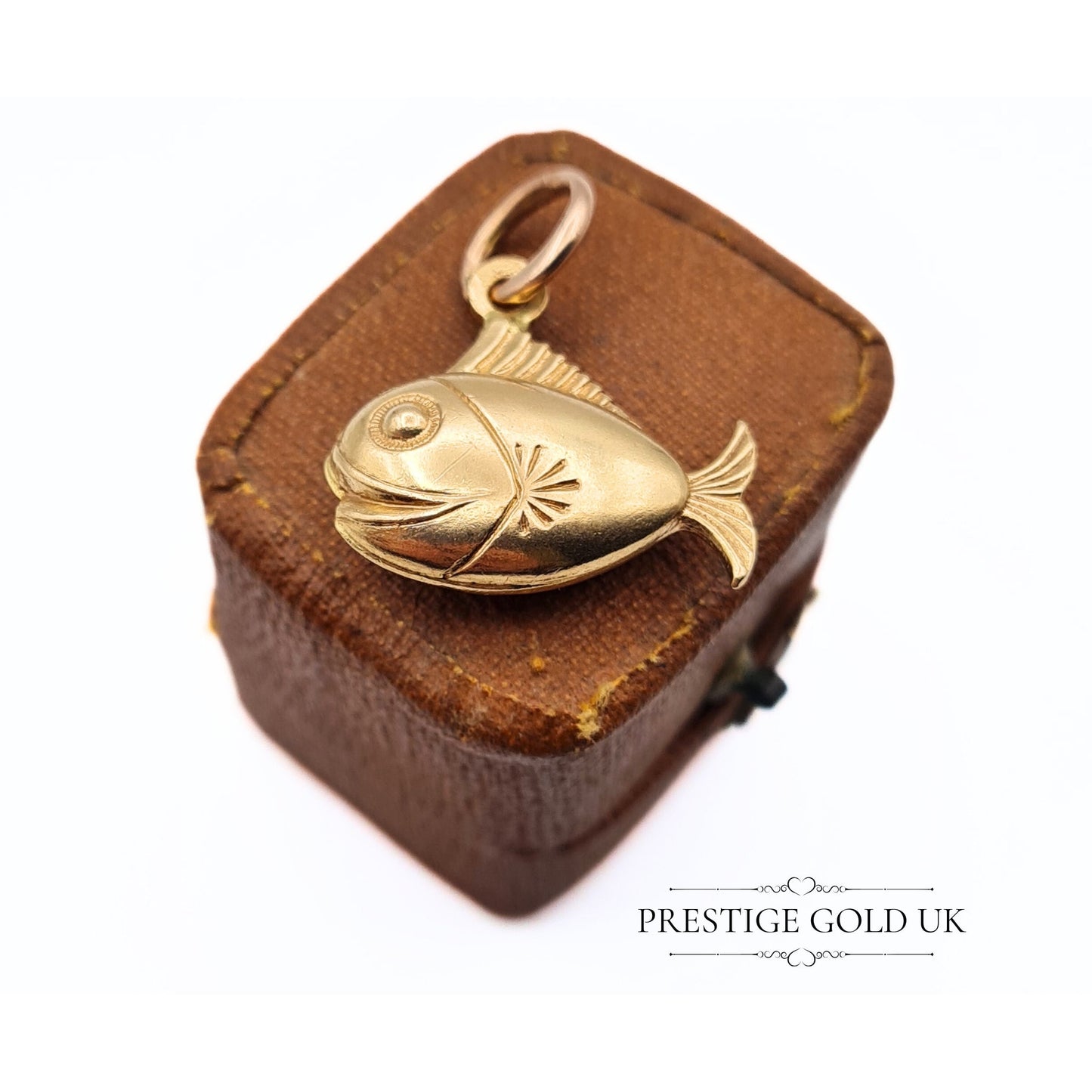 Vintage 9ct Gold Tropical Fish Charm