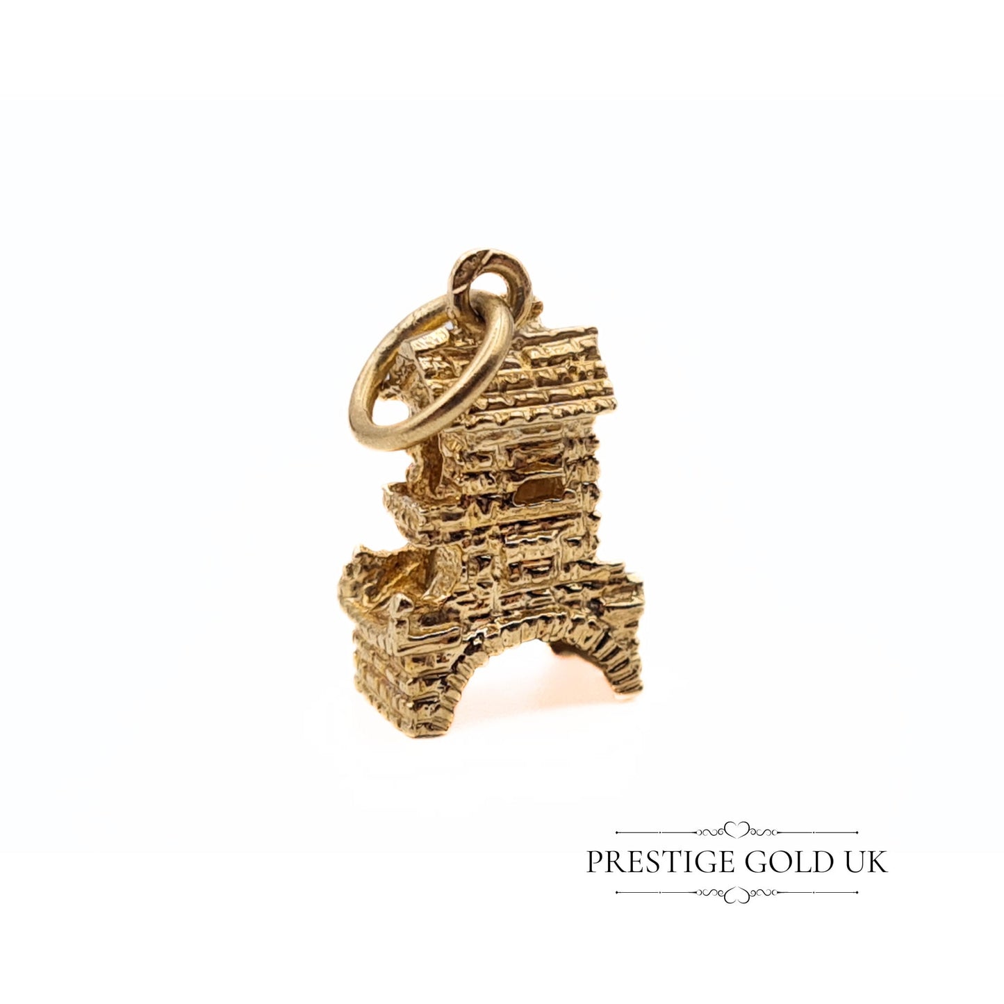 Vintage Solid Gold Ambleside Bridge House Charm