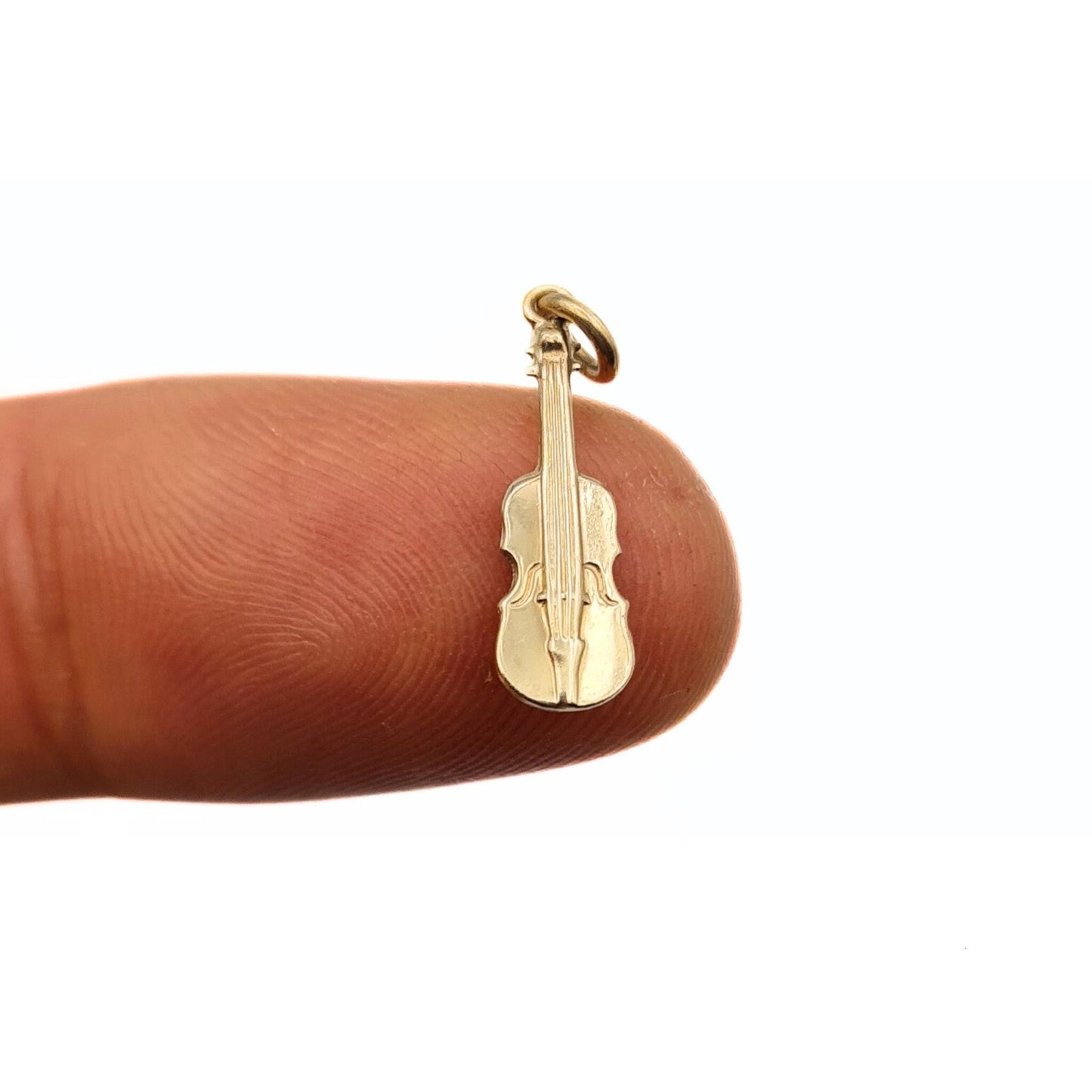 Vintage 9ct Gold Violin Charm