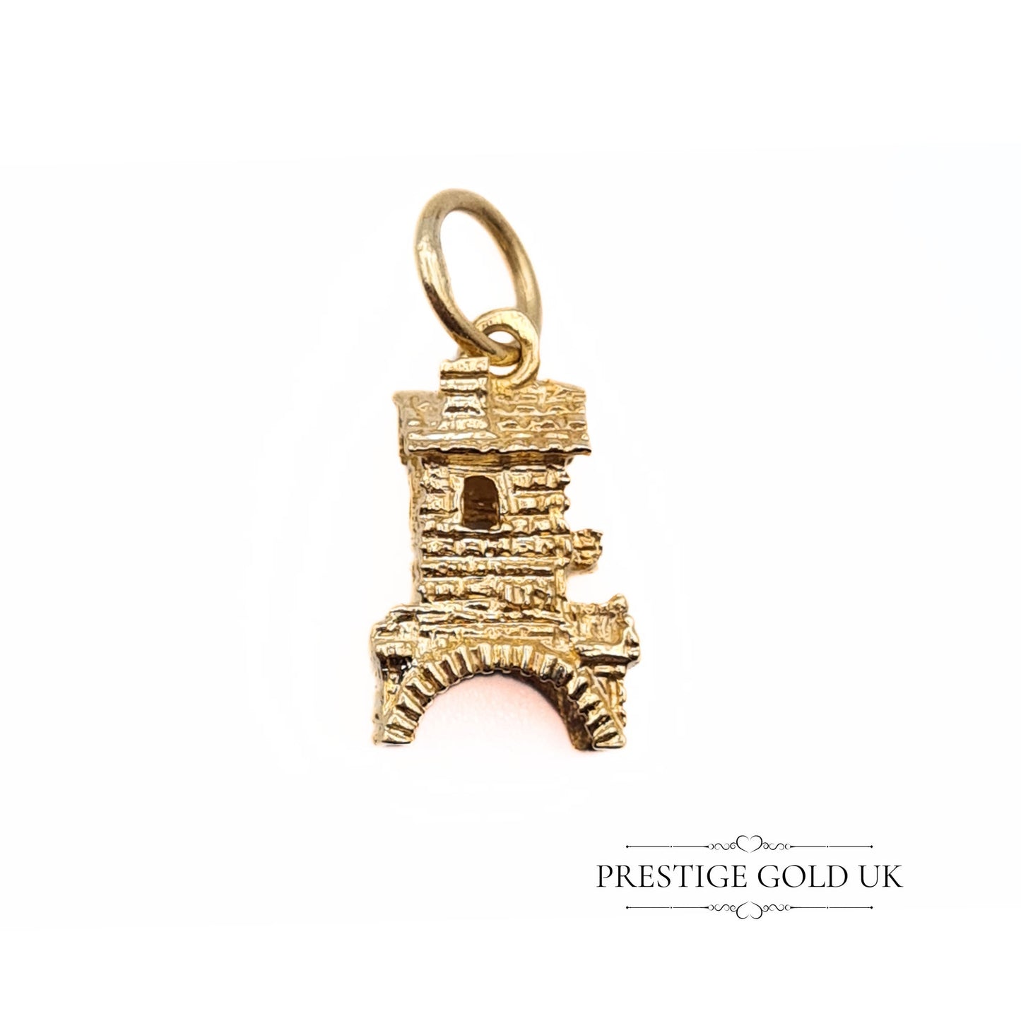 Vintage Solid Gold Ambleside Bridge House Charm