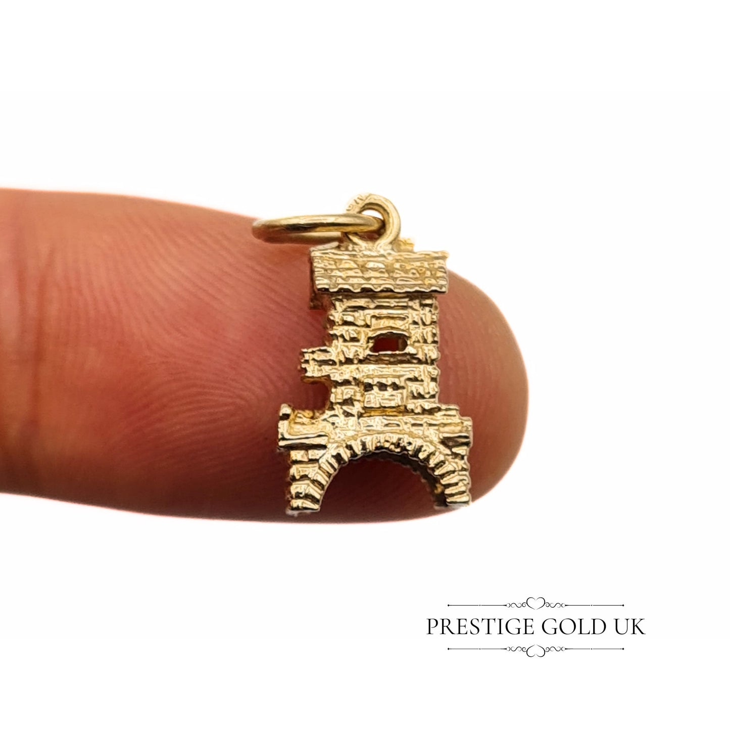 Vintage Solid Gold Ambleside Bridge House Charm