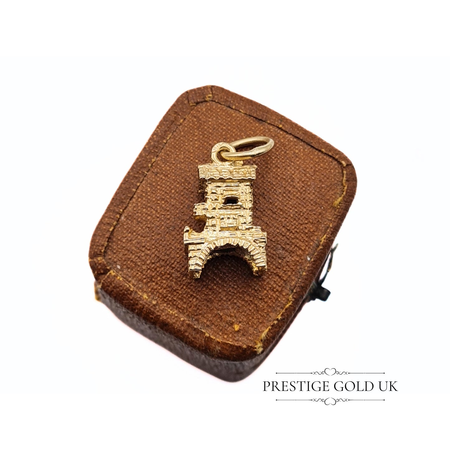 Vintage Solid Gold Ambleside Bridge House Charm